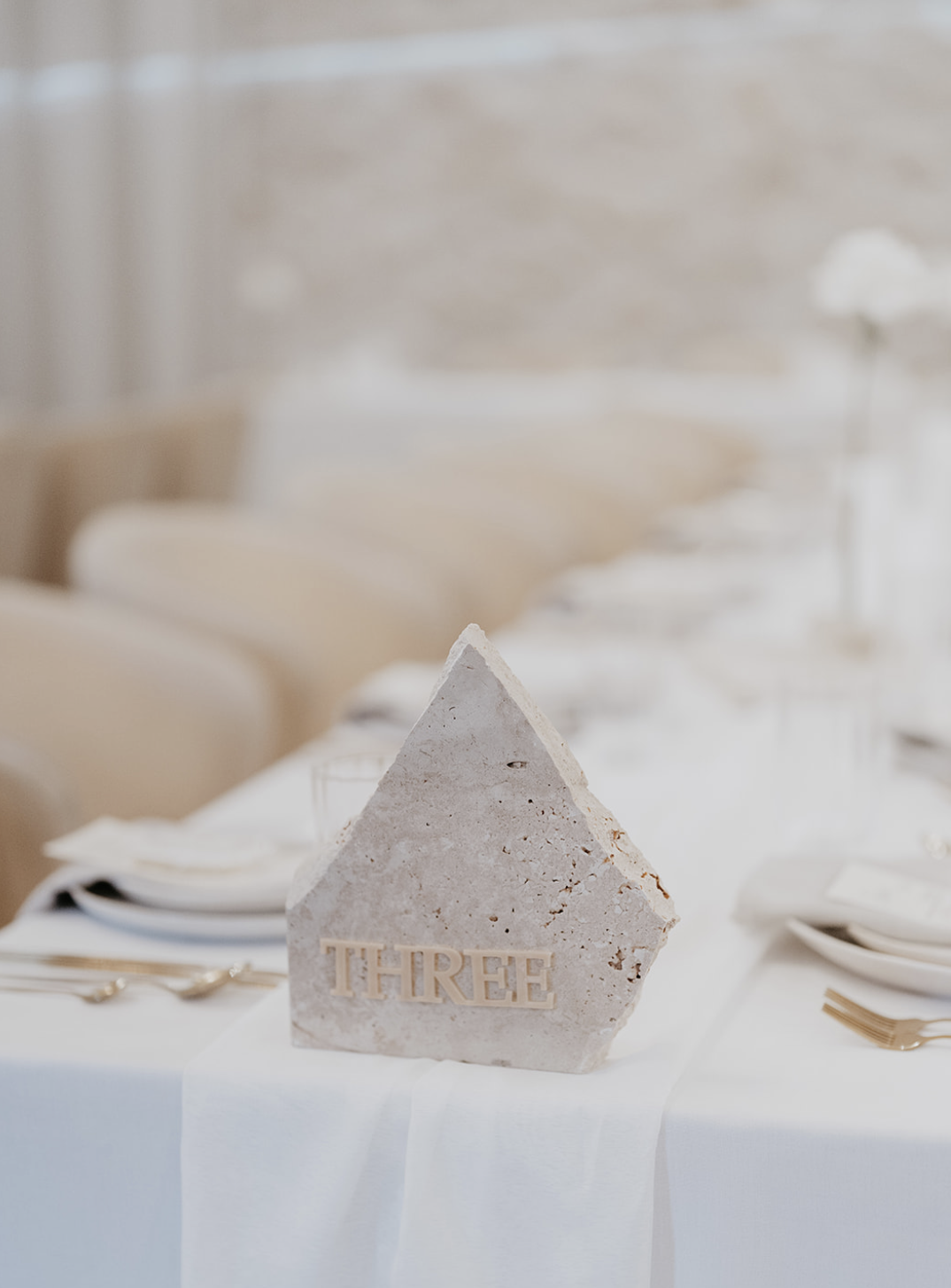 Table Numbers, Guest Book & Bar Signage