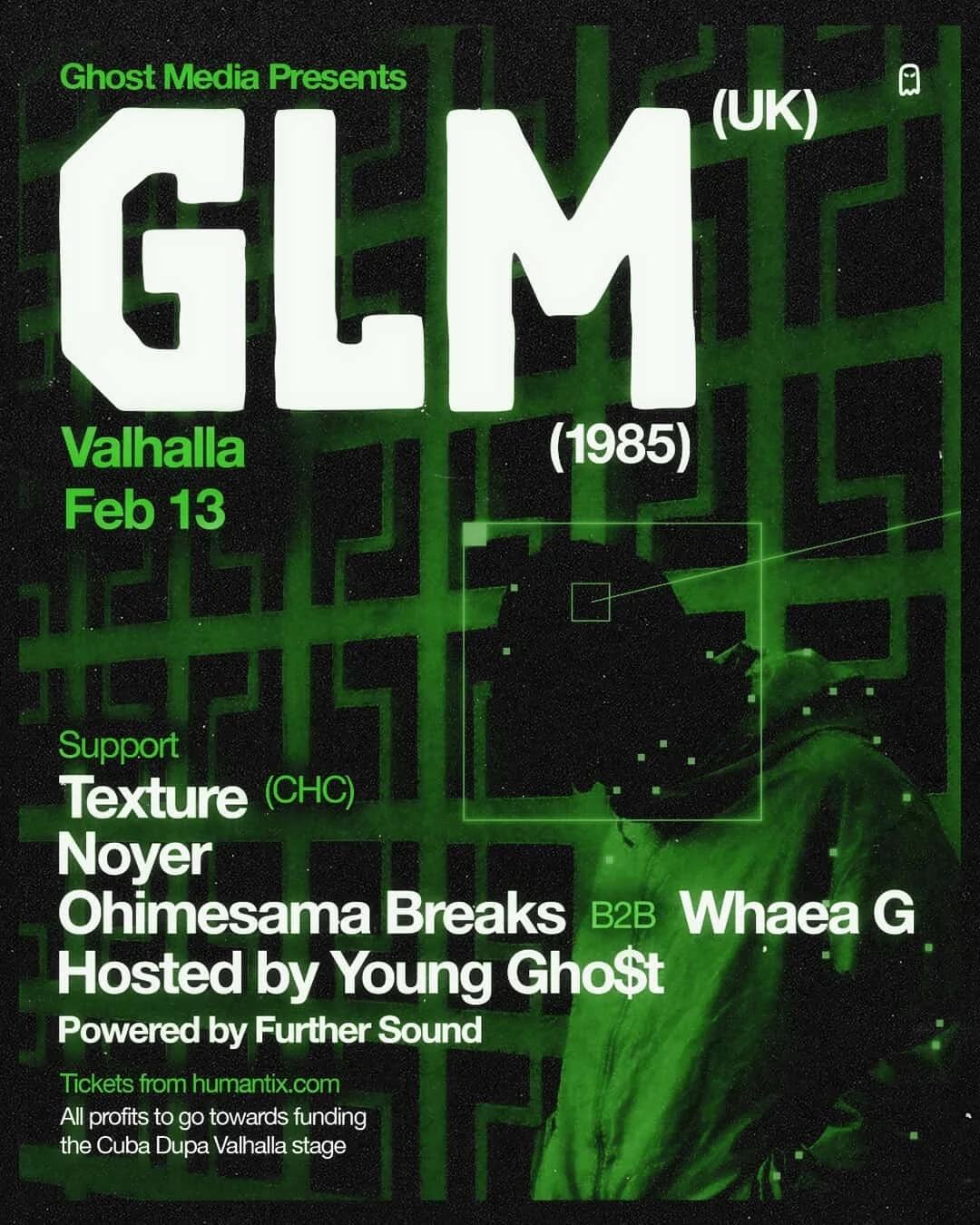 GLM (1985) + Texture, Noyer & Whaea G b2b Ohimesama Breaks (CUBA DUPA FUNDRAISER #`1)