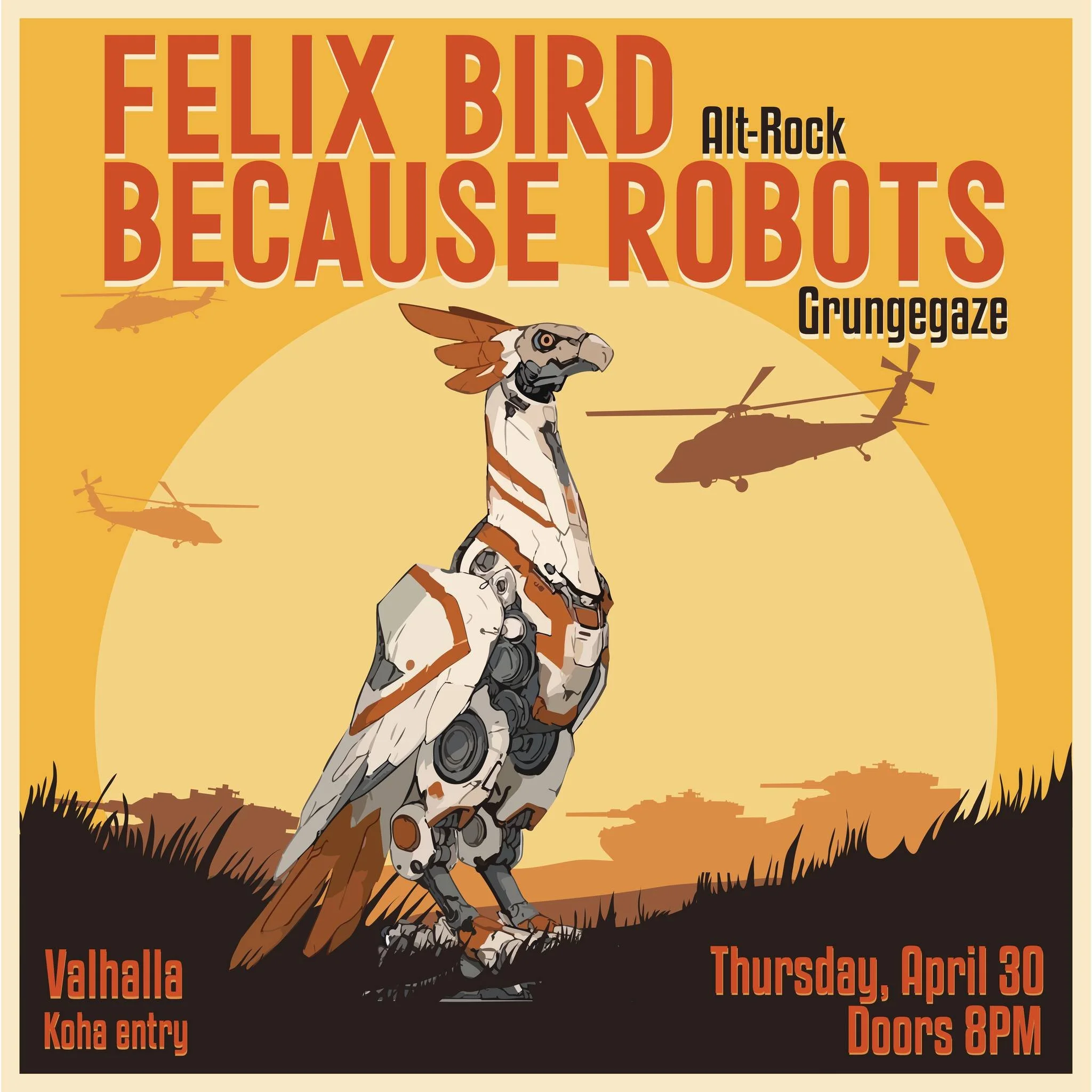 Felix Bird + Because Robots (Koha entry)