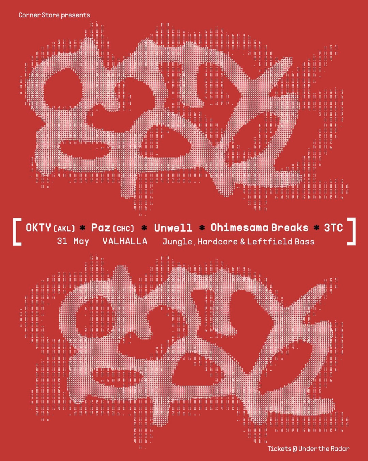 Corner Store presents: okty and Paz, Unwell, Ohimesama Breaks, 3TC