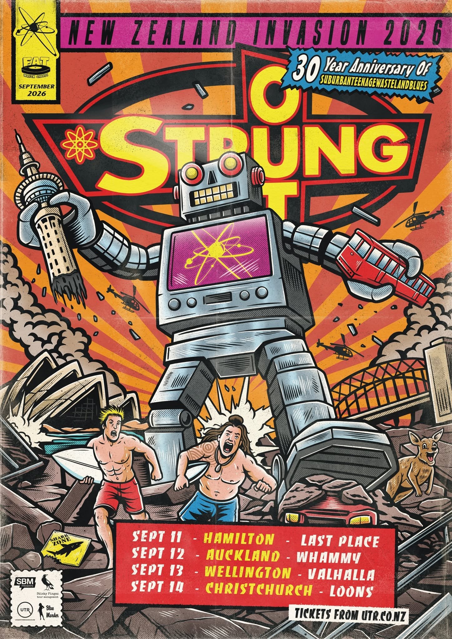 Strung Out (USA) with The Vile Maxim, No Sector & Ricky Bobby