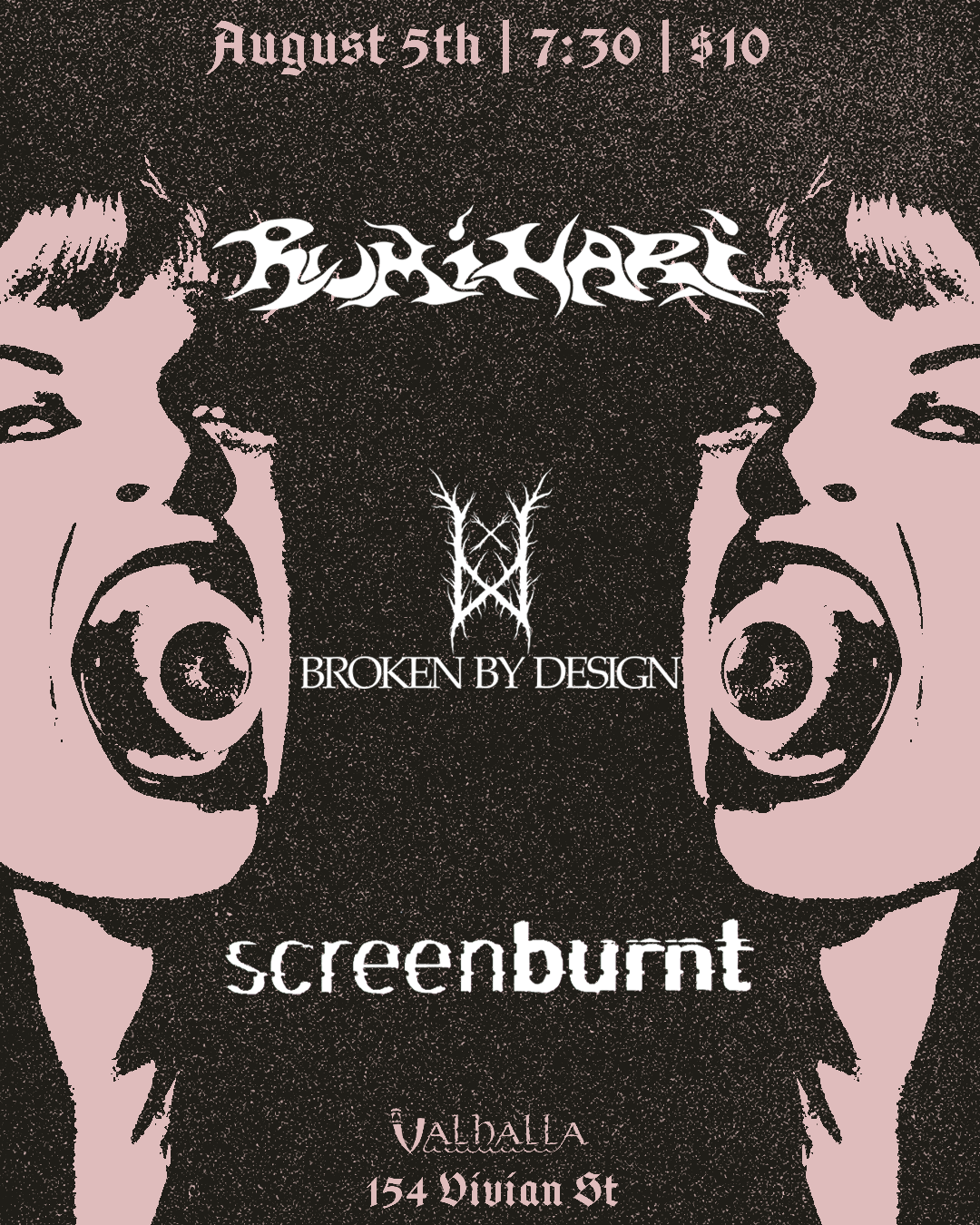 Ruminari with Broken By Design and Screen Burnt