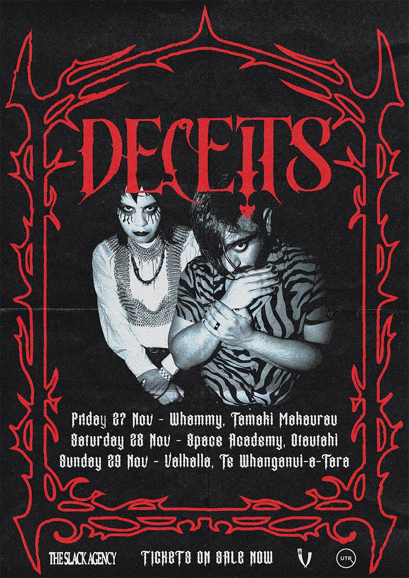 DECEITS Aotearoa tour 2026