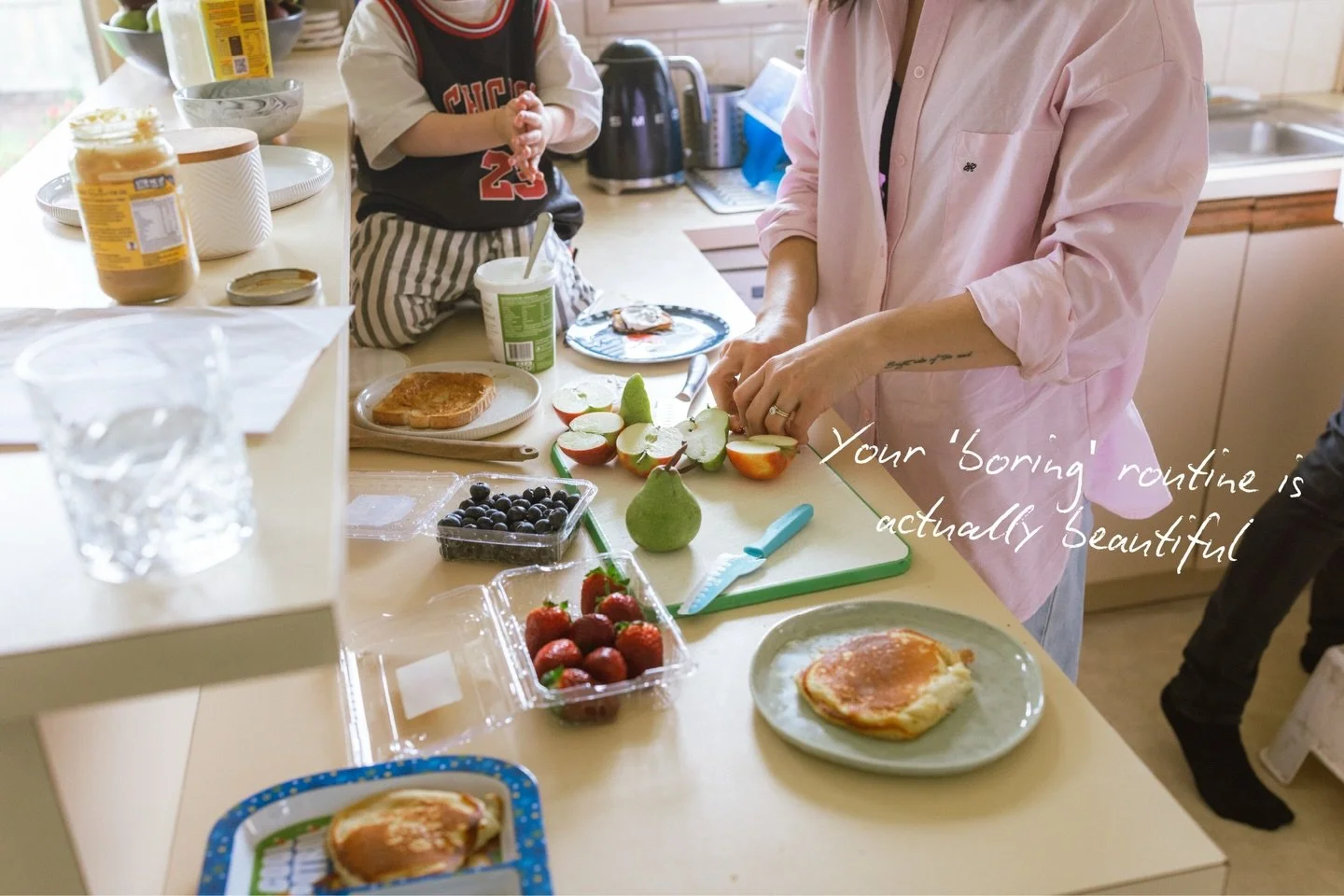Can we talk about the myth that your life isn&rsquo;t interesting enough to photograph?

I hear it all the time. &ldquo;We&rsquo;re pretty boring, honestly. We don&rsquo;t really do much.&rdquo; And then I show up and find Saturday morning pancakes w
