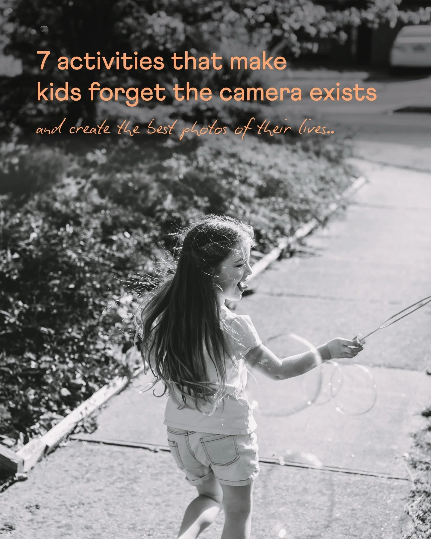 Sometimes the secret to great documentary is giving kids something to actually do.

When kids are absorbed in something they love like bubbles, baking or bombing down the slide, they completely forget the camera exists. And that&rsquo;s the special s