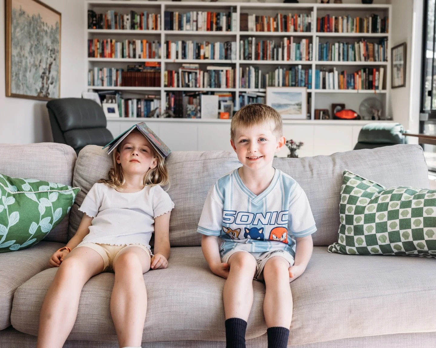 Just siblings doing sibling things.