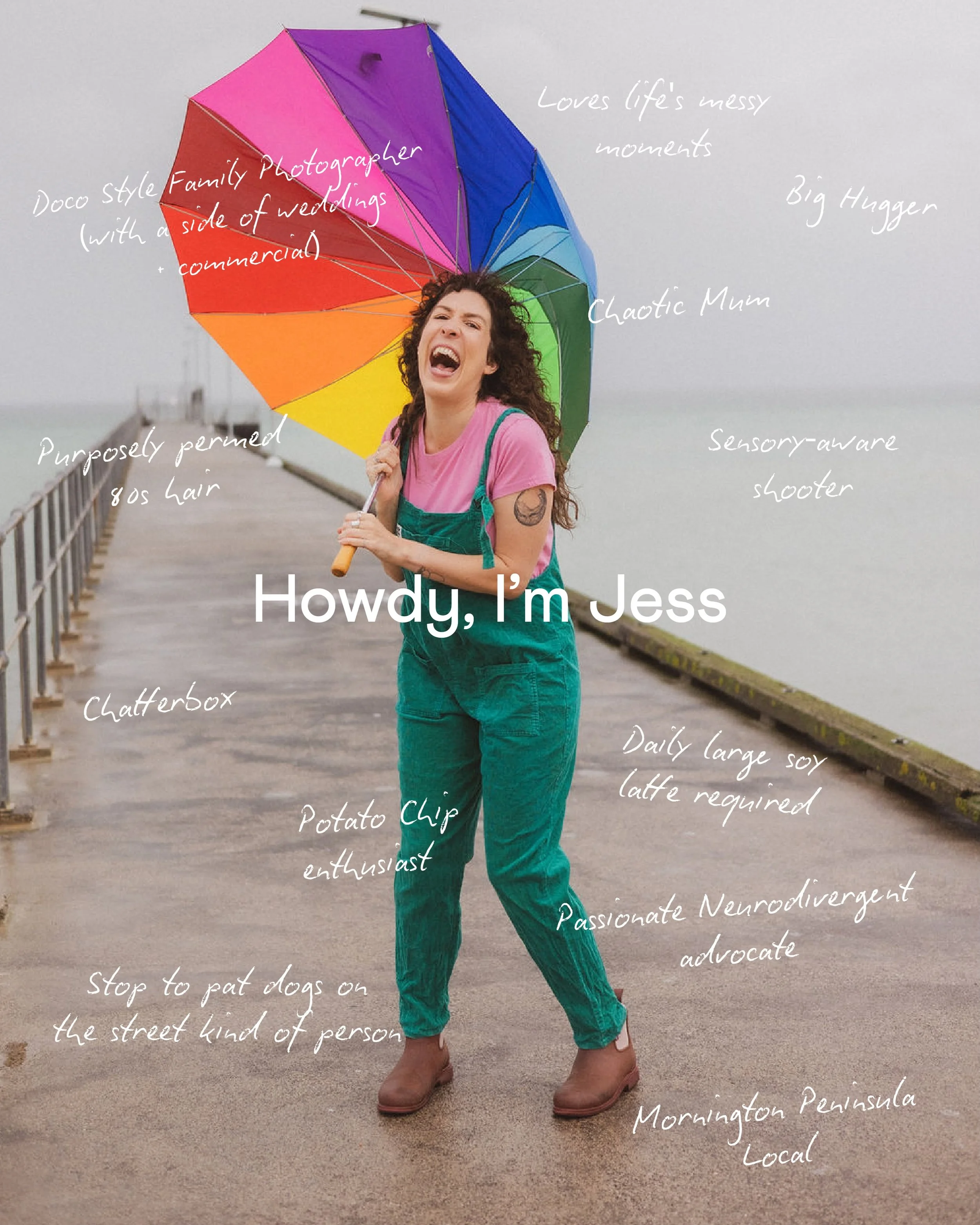 It&rsquo;s been a while since we&rsquo;ve had a little &lsquo;About Me&rsquo; moment, so let&rsquo;s jump the f*ck in to what I&rsquo;m all about!

I&rsquo;m Jess - your average chaotic mum who tries to balance my photography biz with parenting, and 