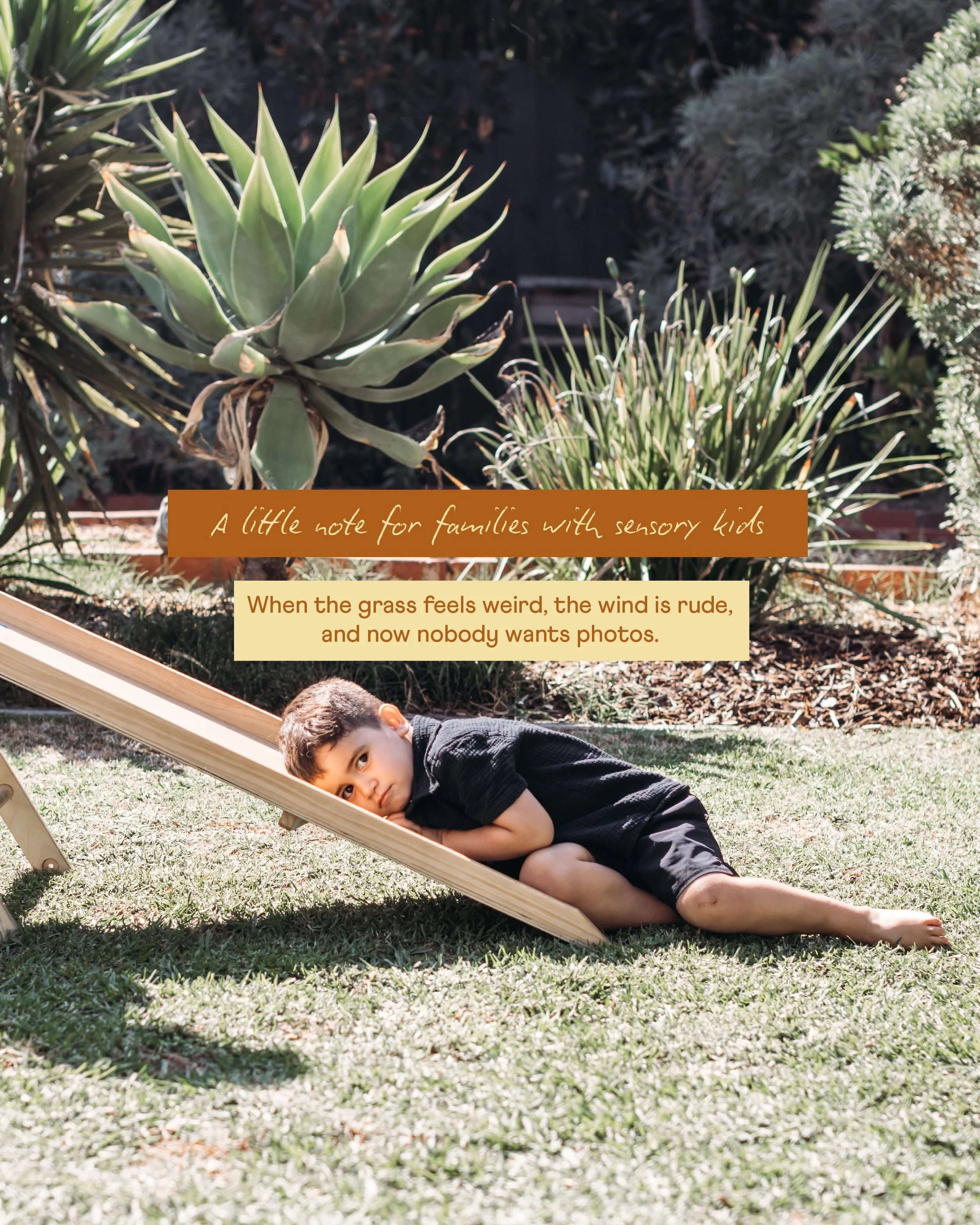 If you&rsquo;ve been putting off booking because you&rsquo;re not sure your kid can handle it - hi, that&rsquo;s literally what I&rsquo;m here for and what I do.

The meltdowns, the smile refusals, the &ldquo;only want to talk about Lego&rdquo; situa