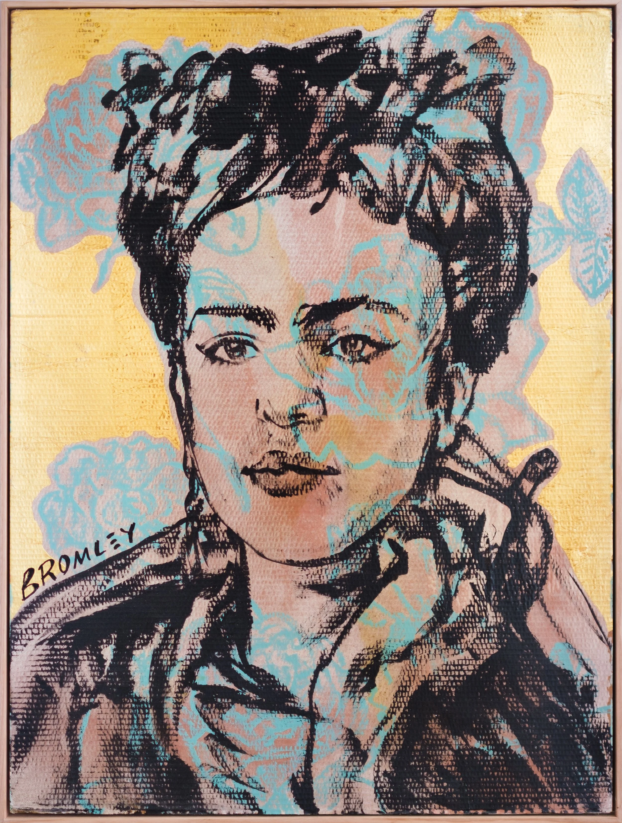 $2950 - Frida Kahlo (122 x 152 x 3, framed in Victorian Ash gap frame)