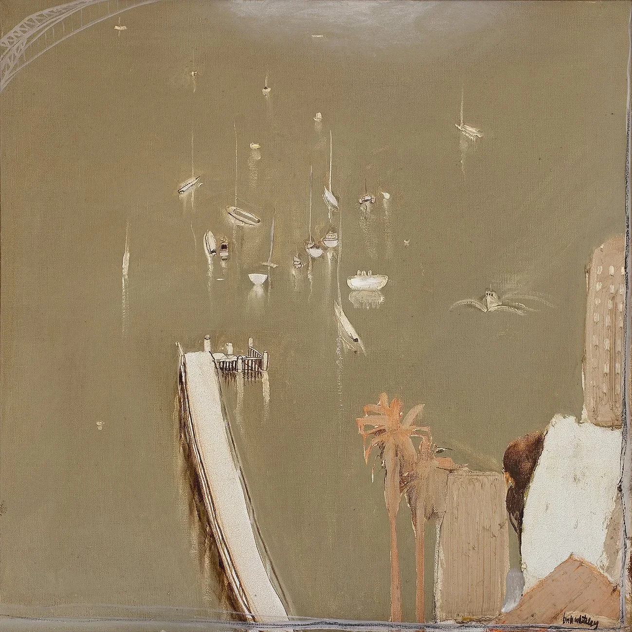 Brett Whiteley - Grey Harbour, 1978