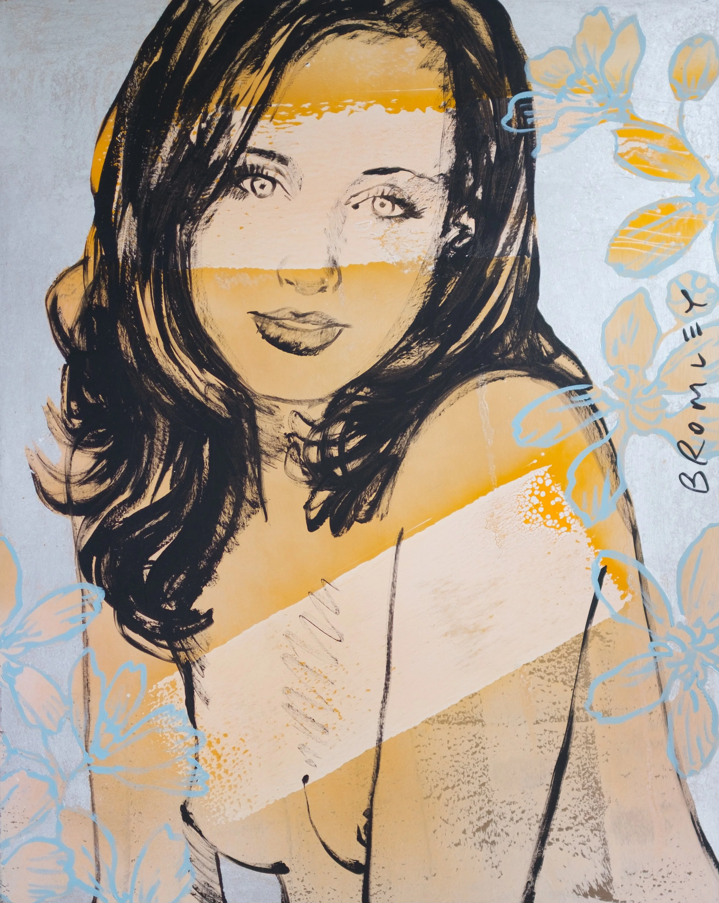 $16000 - Orange Nude (122 x 152.5 x 3, stretched canvas)