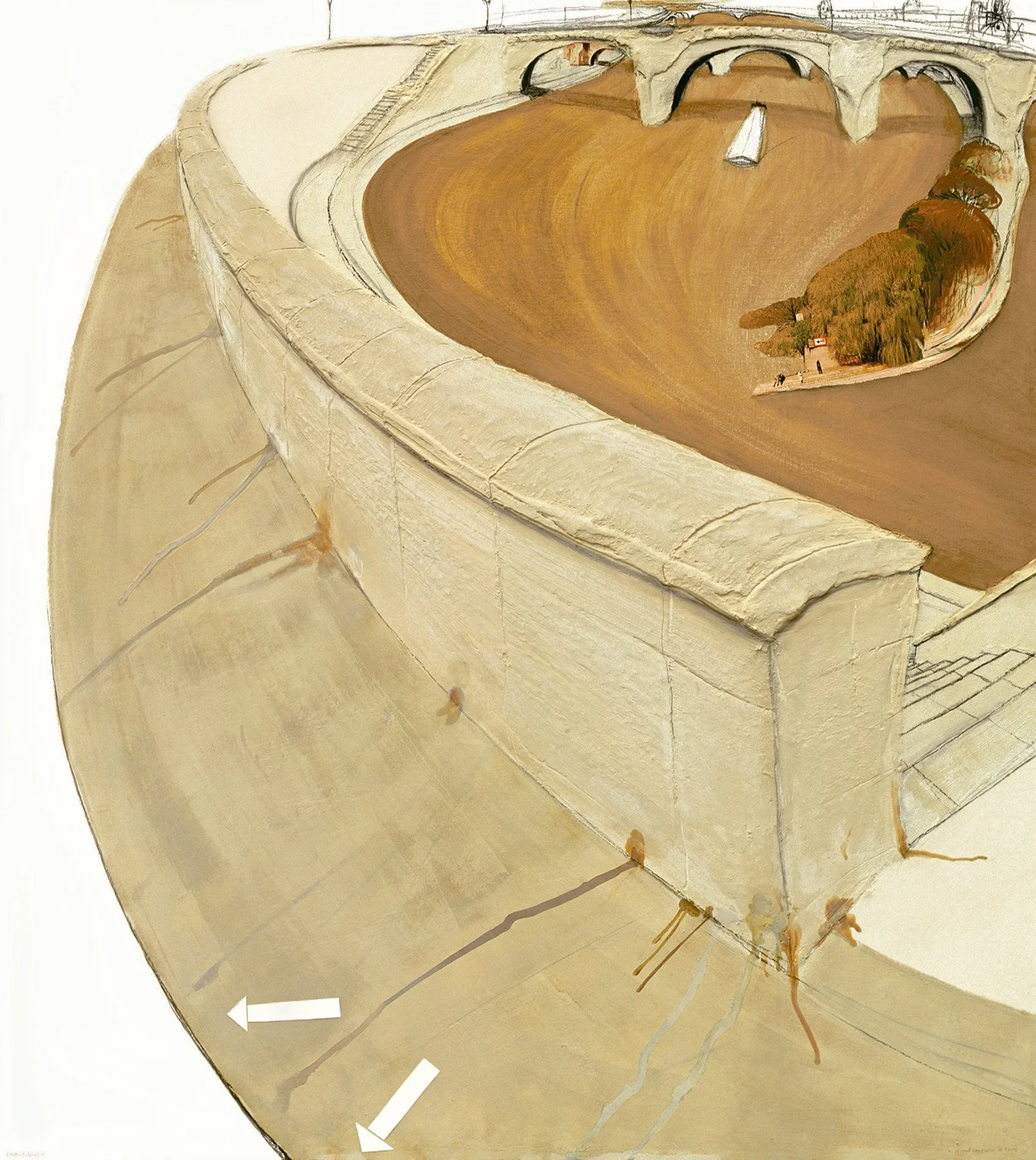 Brett Whiteley - The 15 Great Dog Pisses of Paris, 1989