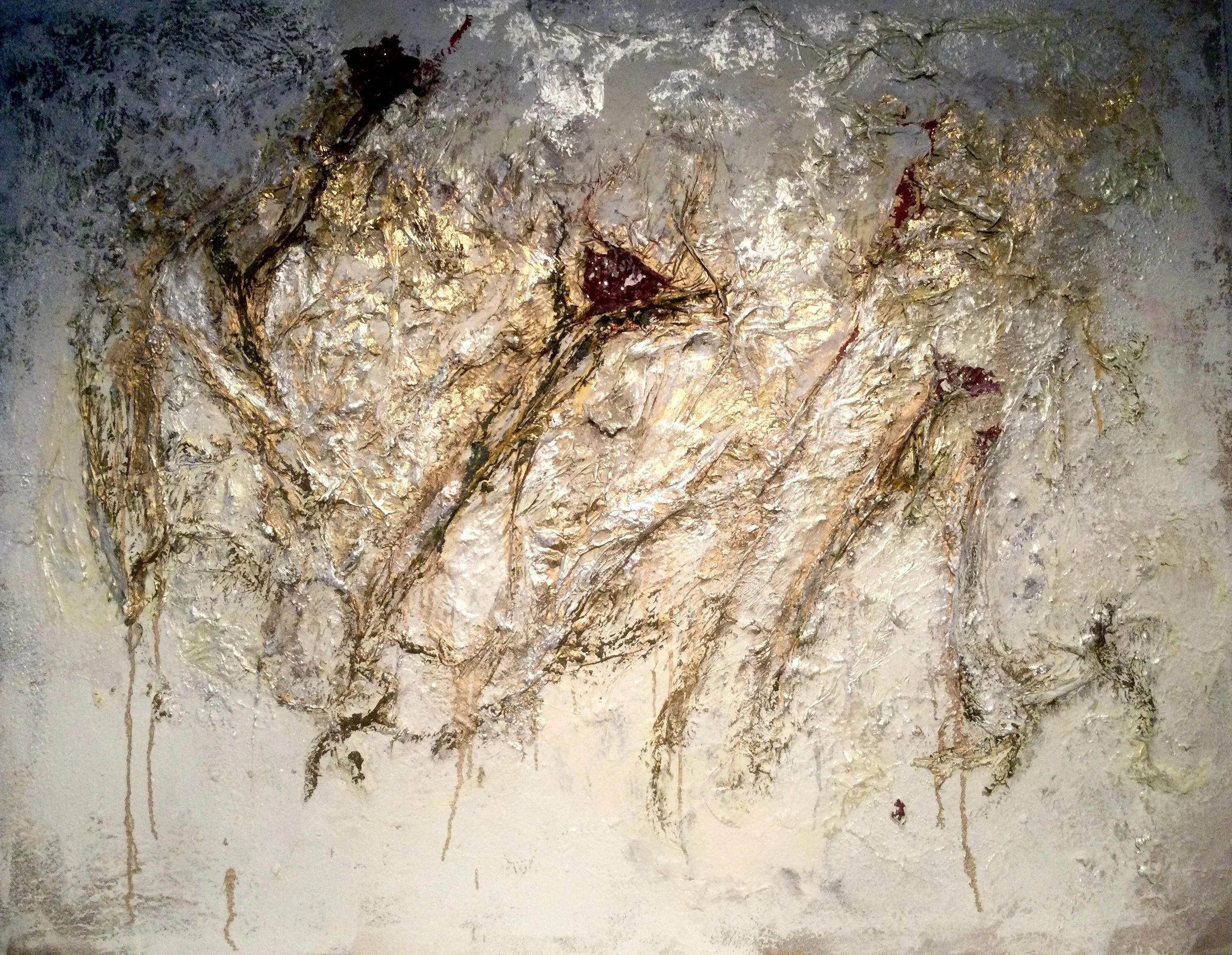 Illumination (2021), myyty
95x120 cm, sekatekniikka kankaalle