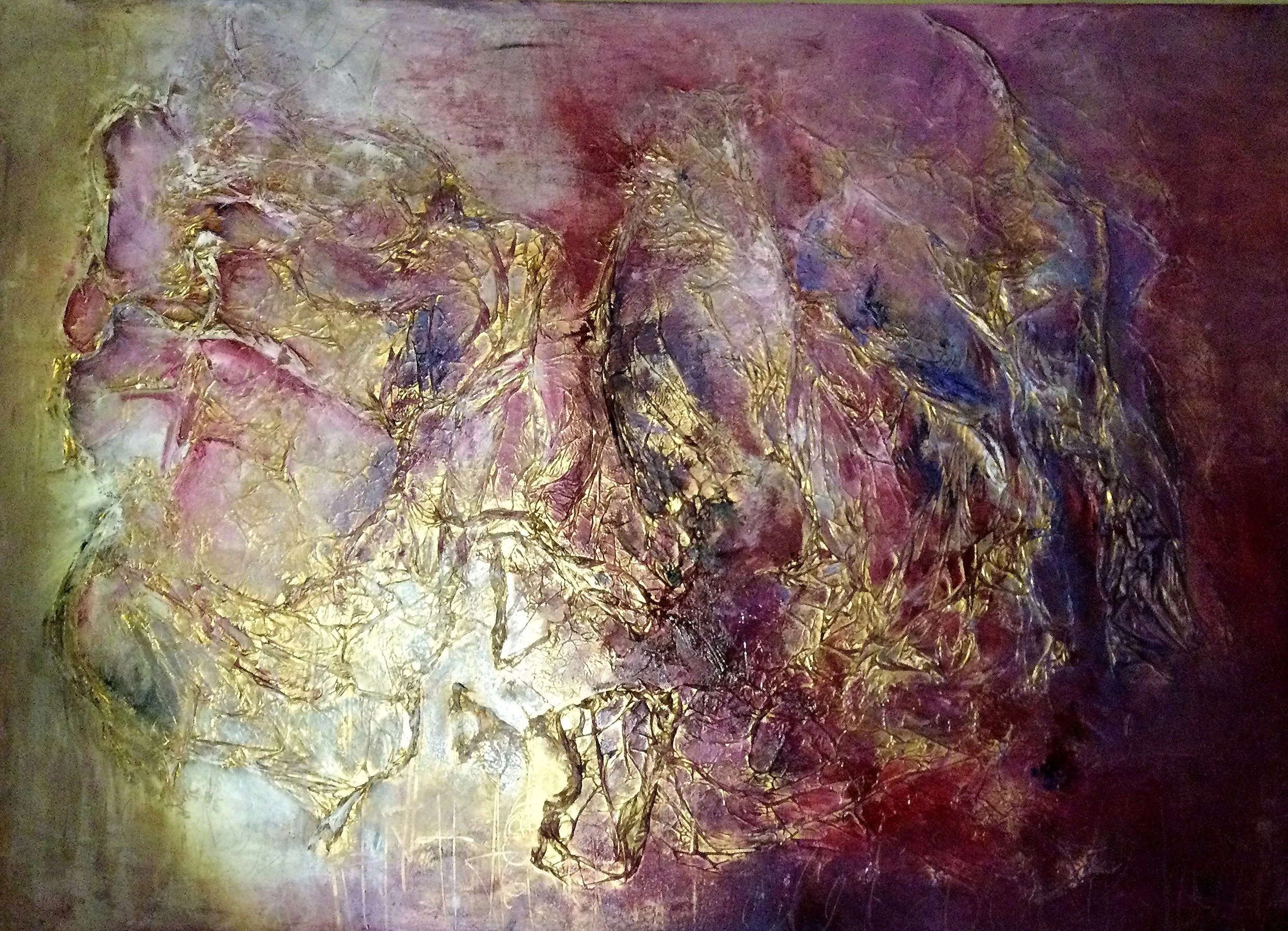 Blueberry Heaven (2022)
70x140 cm, sekatekniikka kankaalle