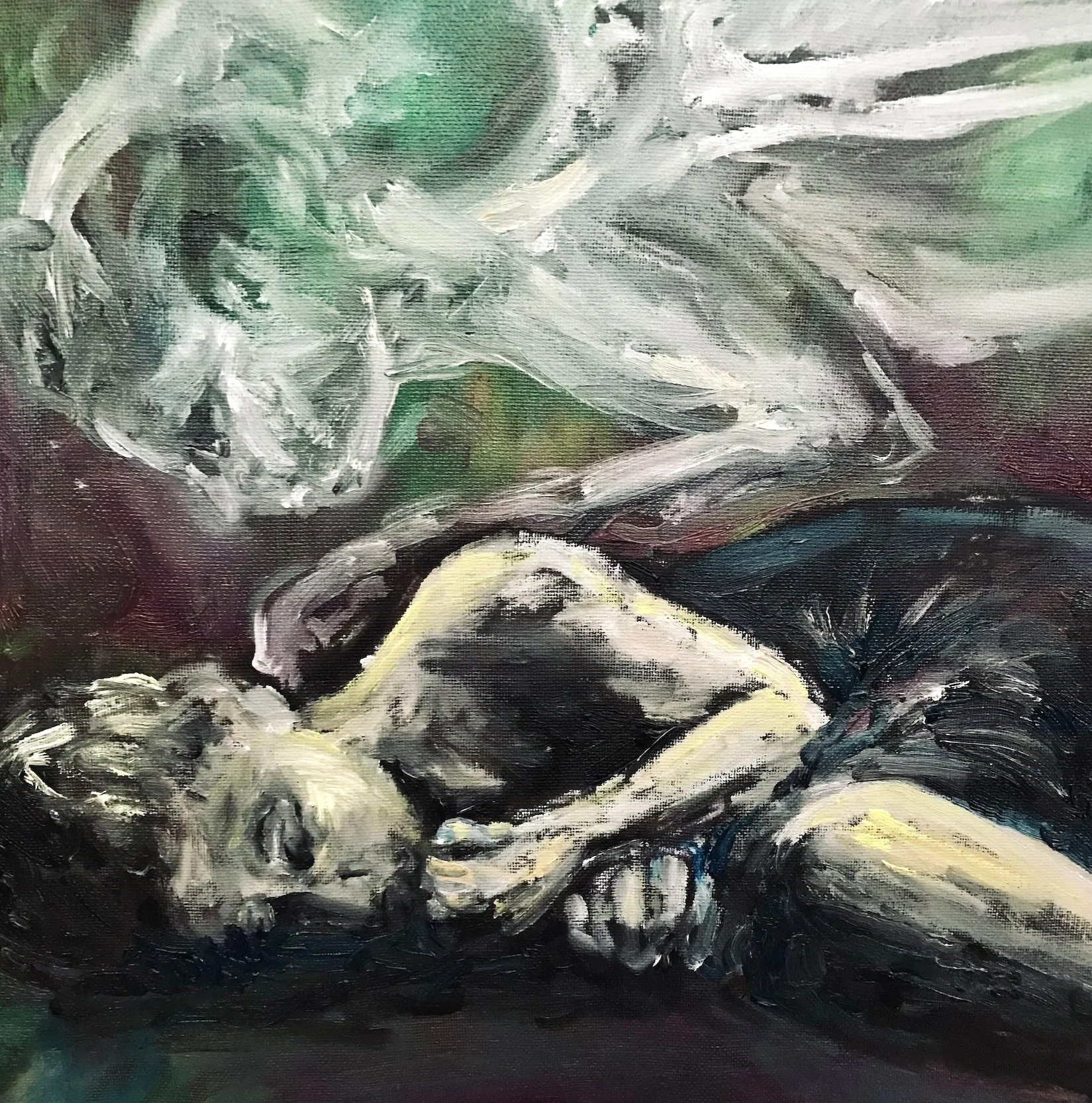Harjoitustyö (2022)
30x40 cm, öljyvärit kankaalle
