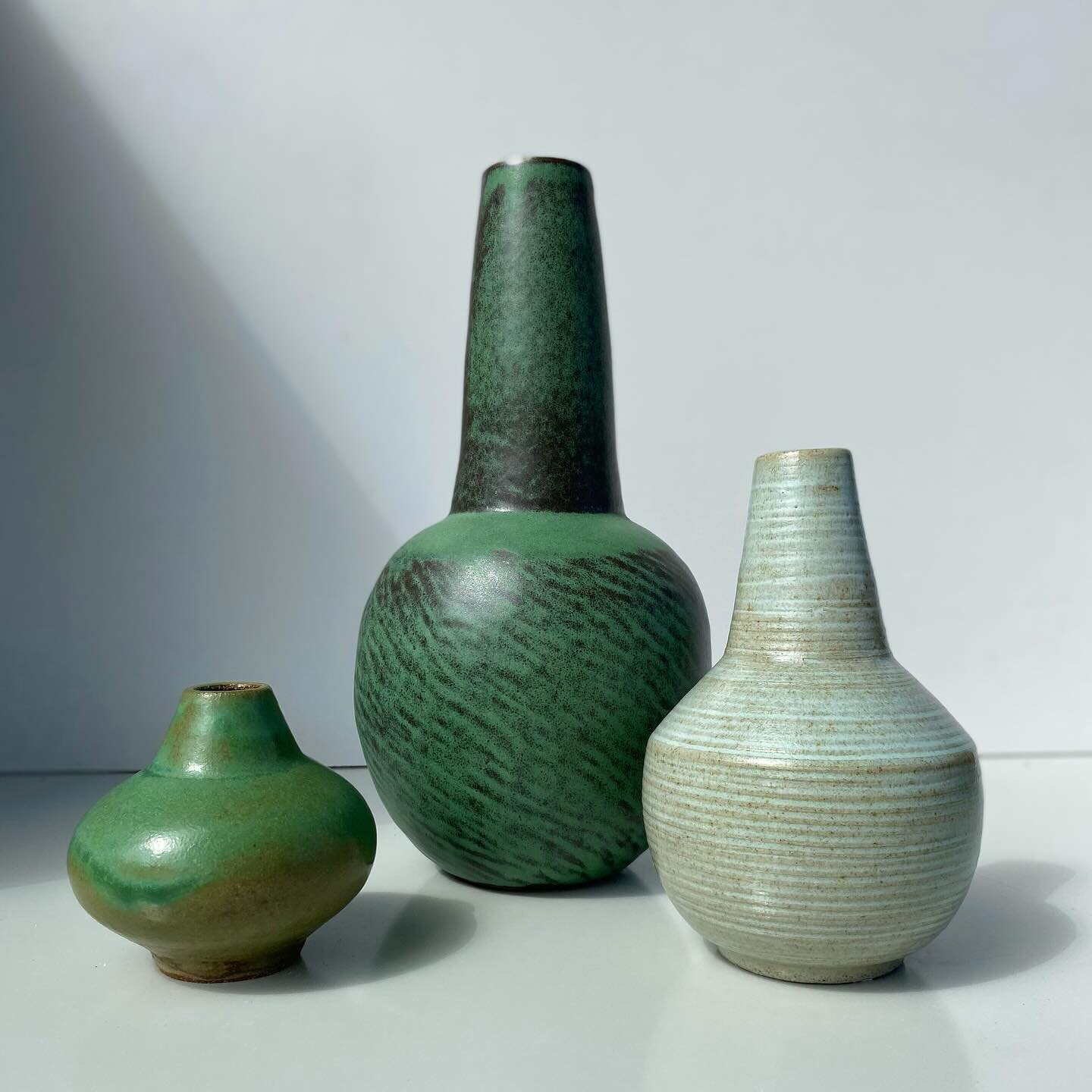 I have a collection of vessels now available @michaelreidclay - Forest Bathing is a grouping of functional ceramics that explores the light and textures found in the verdant surroundings of my home on Dharawal Country #ceramiccollection #greenceramic