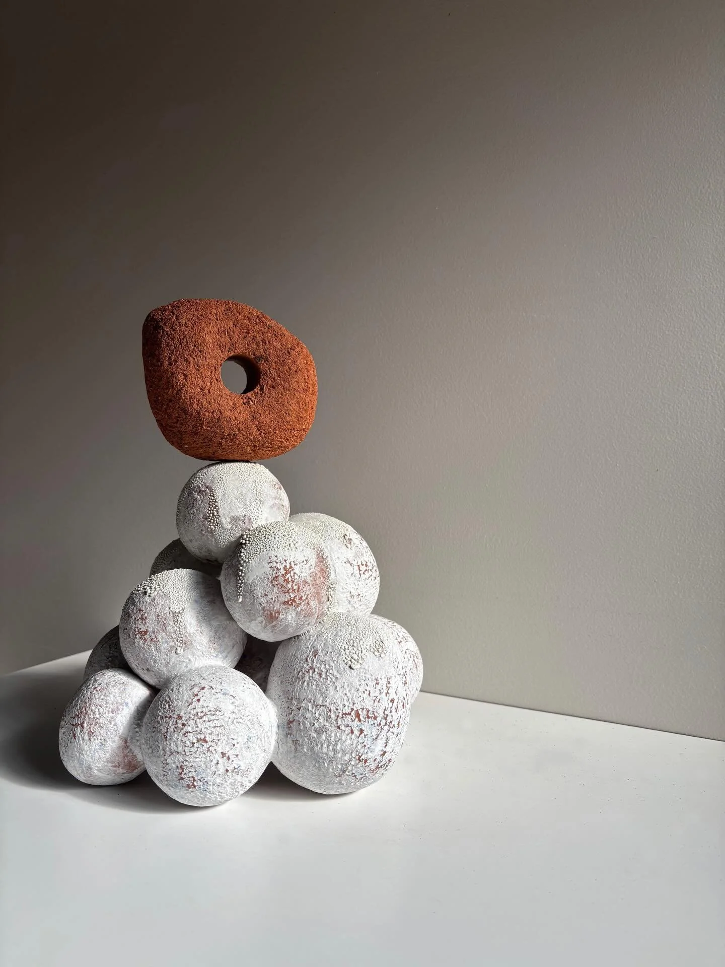 Come along to @sabbiagallery this afternoon (3 - 5pm) to the opening of my show Suburban Squall to see this work, Brine Sentinel.

You&rsquo;ll also be able to view the beautiful exhibition of glass vessels by Tim Edwards @timebomb3 in Gallery 1 and 