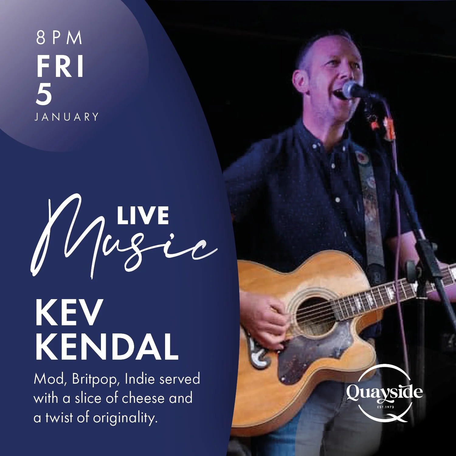 Kev Kendal - Friday, 5 January 2023 - 8 pm