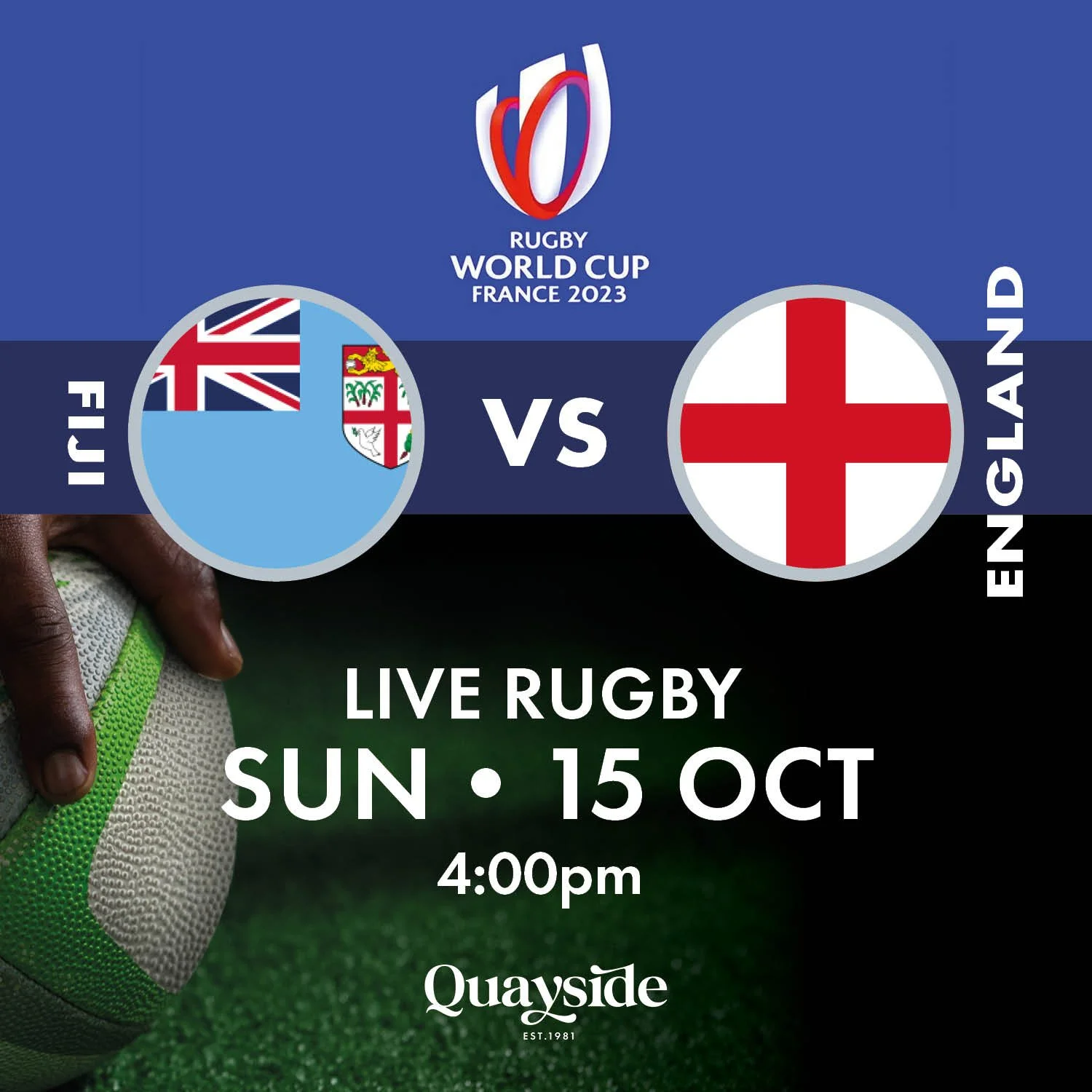 England vs Fiji