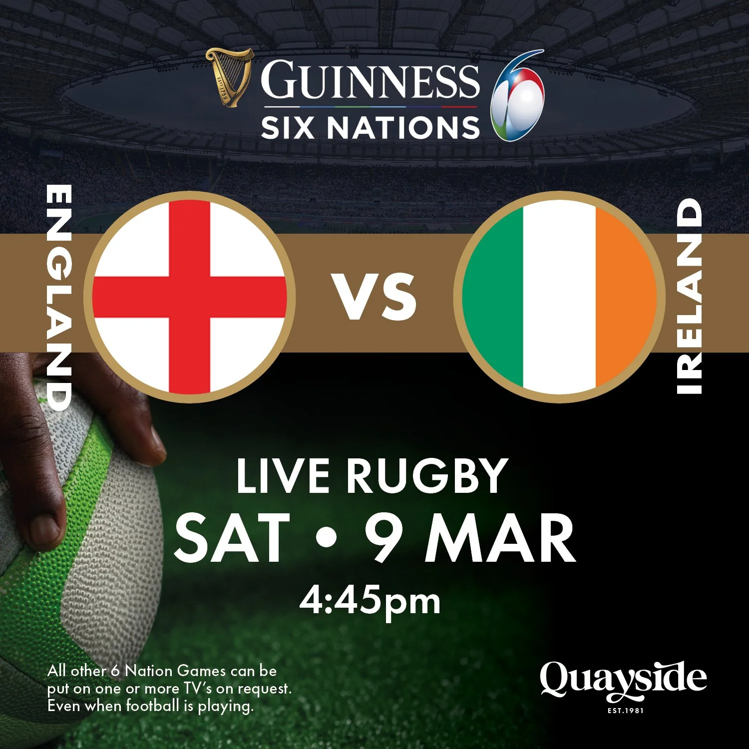 England vs Ireland