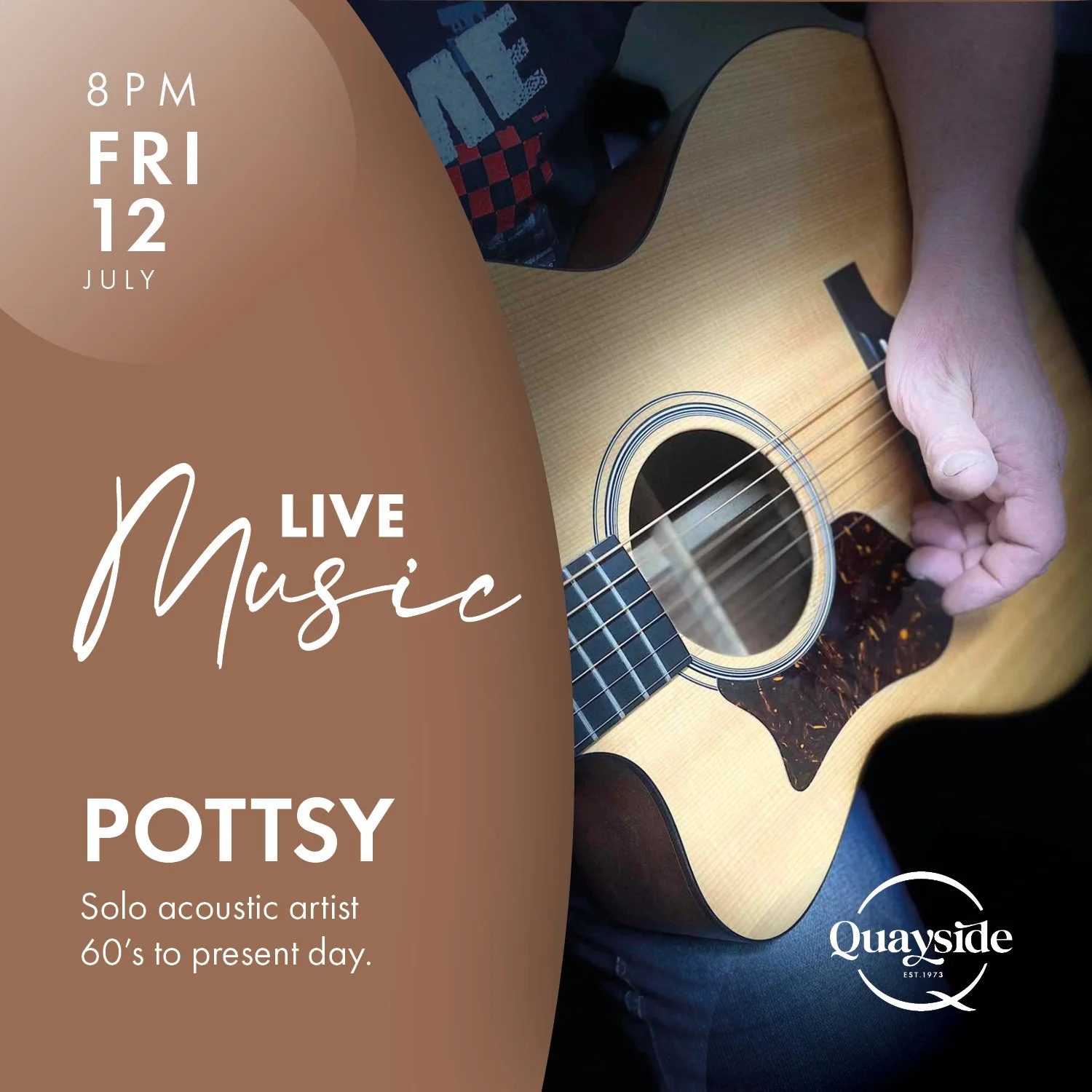 Pottsy - Friday, 12 July 2024 - 8 pm