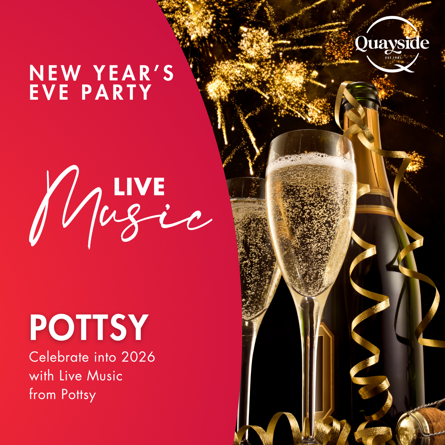 NYE Party with Pottsy 