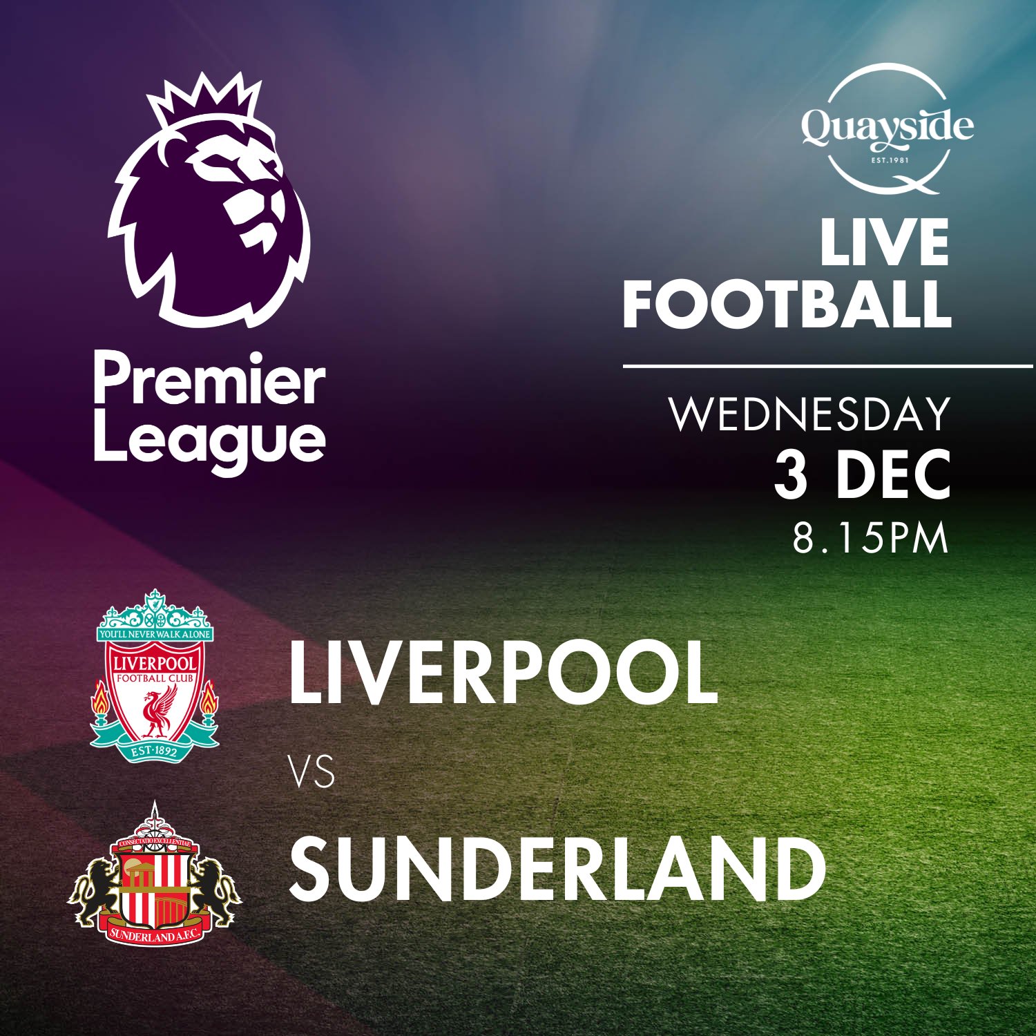 Liverpool vs Sunderland