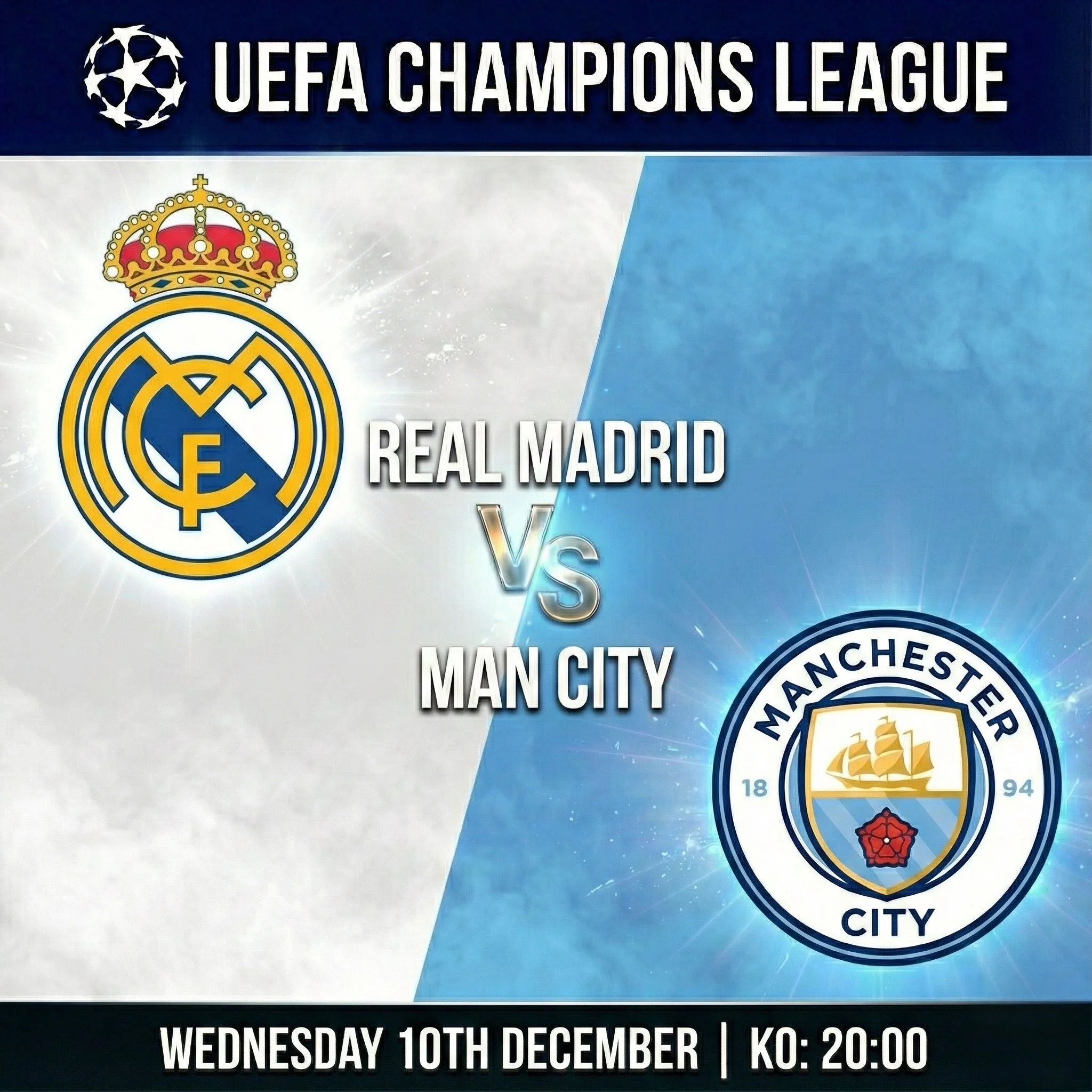 Real Madrid vs Man City
