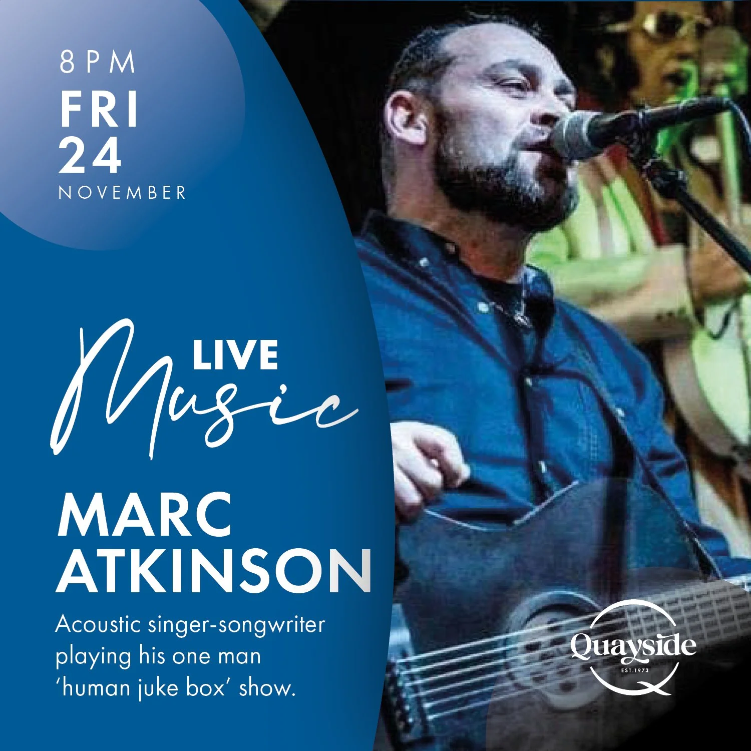 Marc Atkinson - Friday, 24 November 2023 - 8 pm