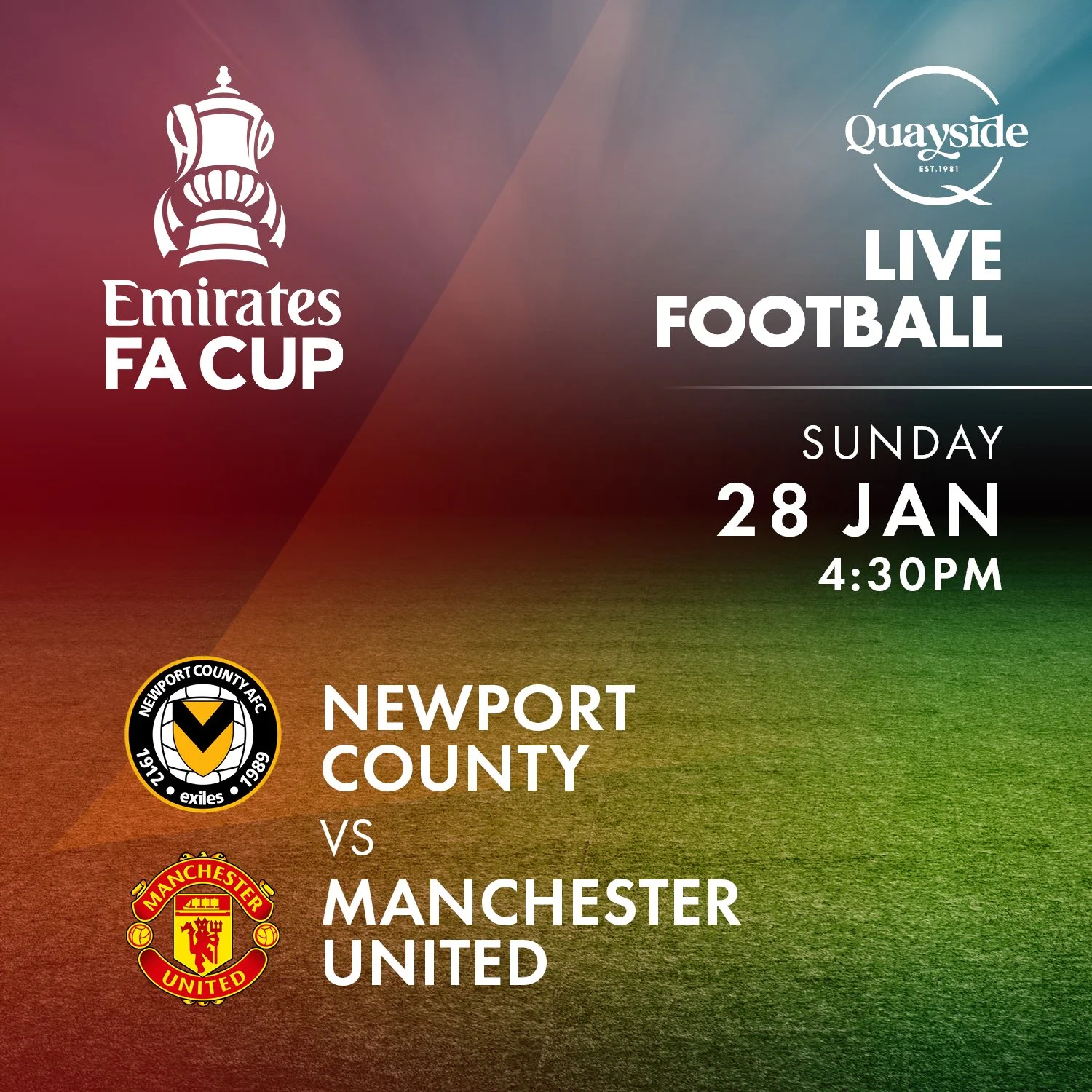Newport County vs Manchester United - 28th January 2024 - 4:30pm