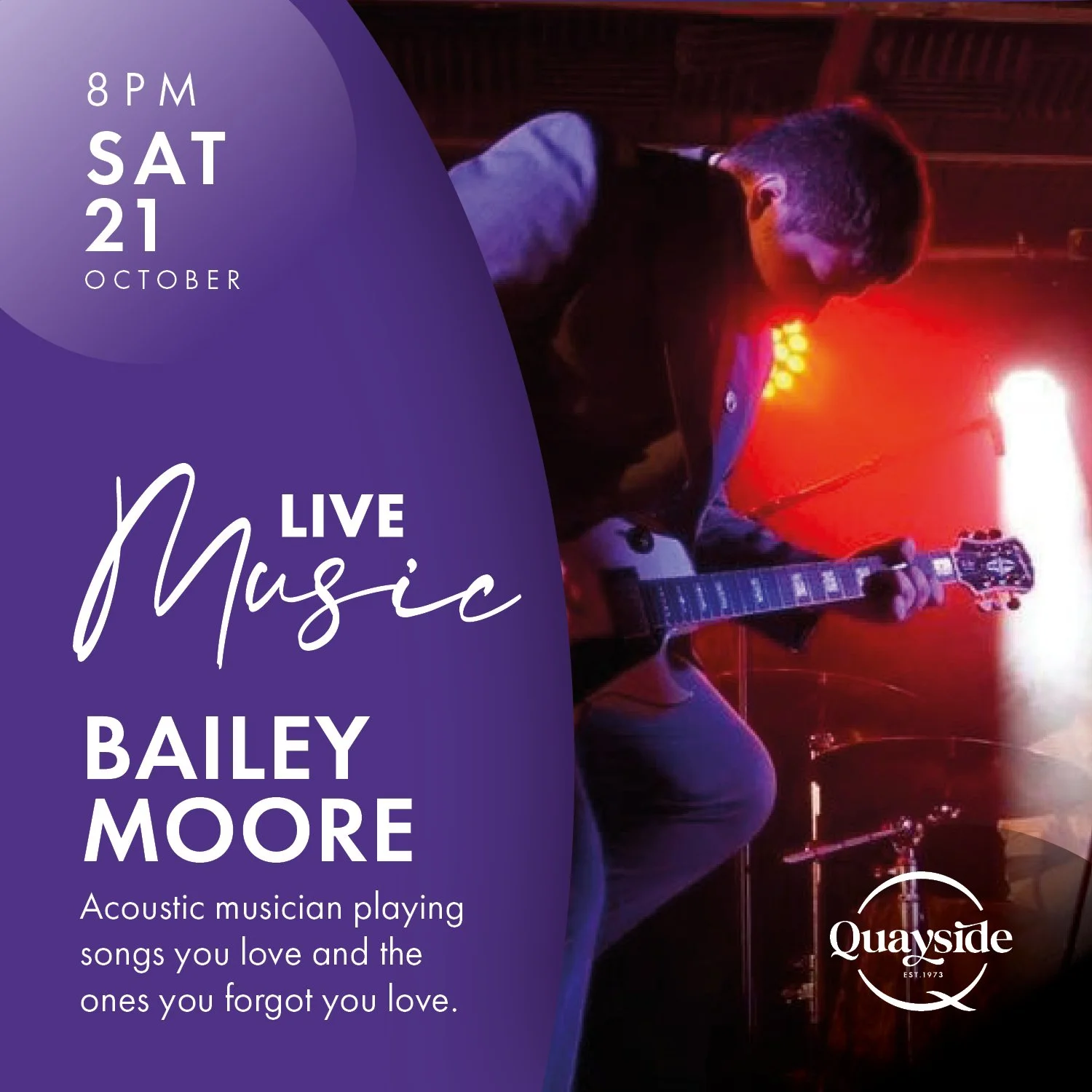 Bailey Moore - Saturday, 21 October 2023 - 8 pm