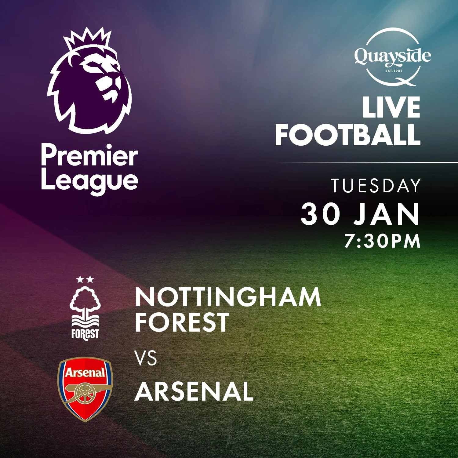 Nottingham Forest vs Arsenal - 30th January 2024 - 7:30pm