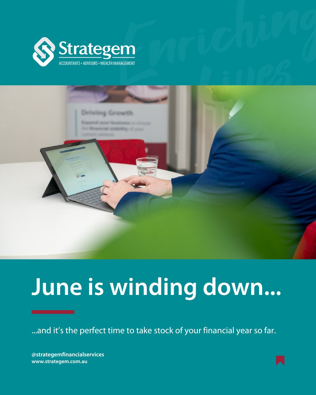 June is winding down, and it&rsquo;s the perfect time to take stock of your financial year so far. Whether you're in Bendigo or Melbourne, our advisers at Strategem are here to support you&mdash;across accounting, tax, wealth management, and business