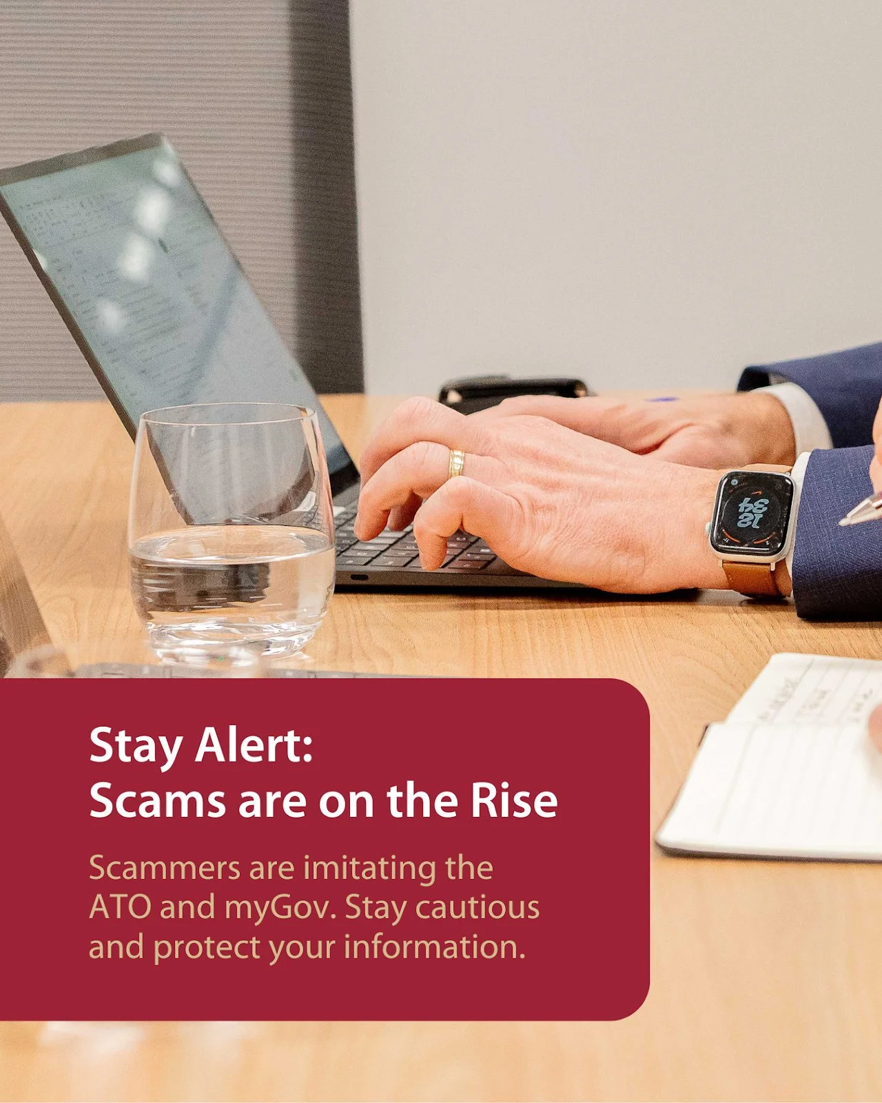 We&rsquo;re aware of an increasing number of scams circulating, particularly from senders claiming to be the ATO or myGov. With the rise of AI, many of these messages look more realistic than ever before, making it harder to spot the fakes.⁠
⁠
👉 Alw