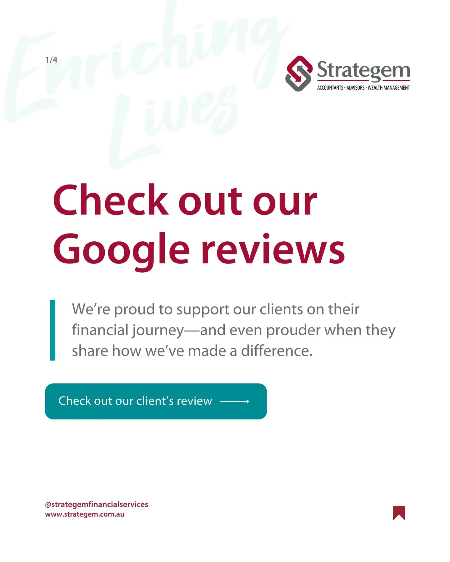 Behind every number is a story &mdash; and we&rsquo;re grateful to be part of yours. ⁠
⁠
Supporting our clients isn&rsquo;t just about finances, it&rsquo;s about creating genuine connections that make a real difference.⁠
⁠
See what our clients have t