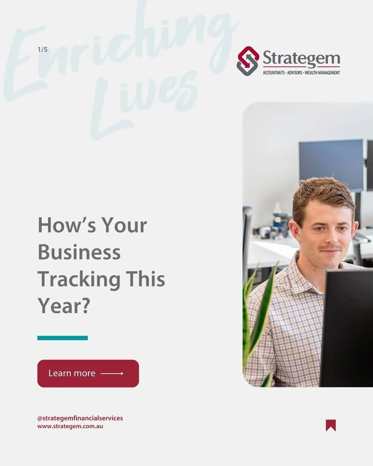 How&rsquo;s Your Business Tracking This Year?⁠
⁠
A mid-year check in is a great opportunity for business owners. Are your finances on track to hit your goals?⁠
⁠
- Are there areas where tax strategies could help?⁠
- Any opportunities to improve cash 