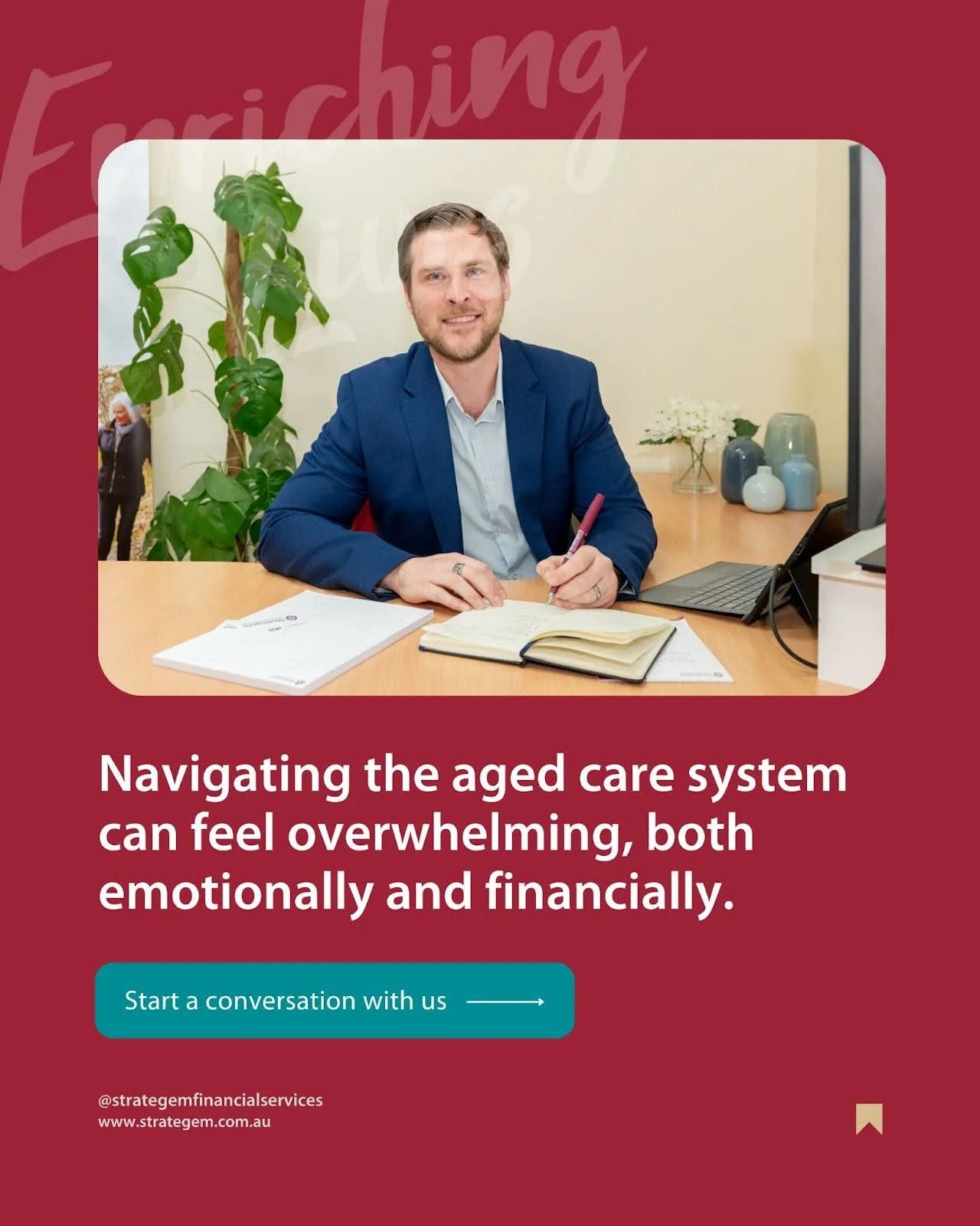 Navigating the aged care system can feel overwhelming, both emotionally and financially.⁠
From understanding care options to structuring assets, fees, and Centrelink entitlements, the decisions are often complex and time-sensitive.⁠
⁠
Working with a 