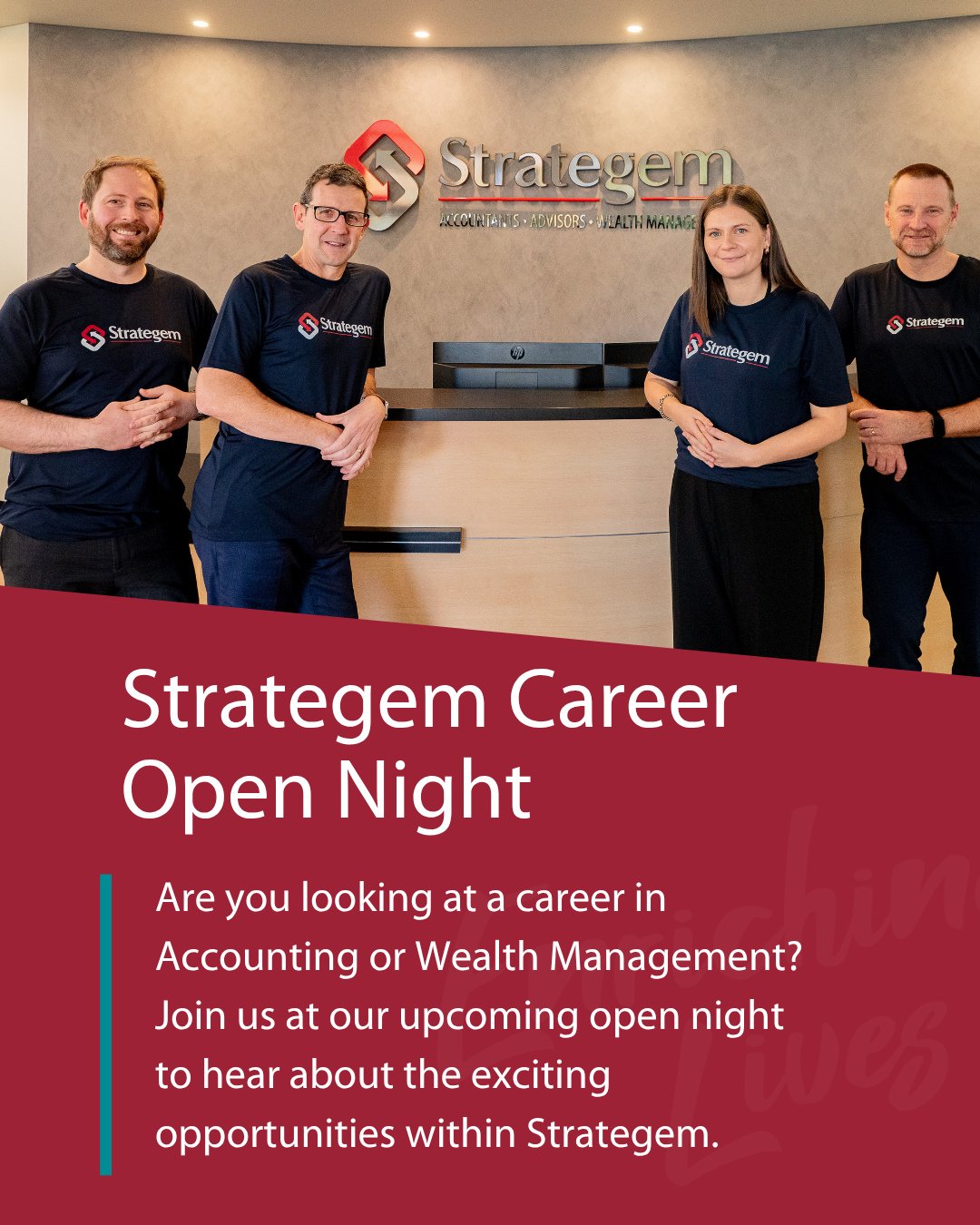 Are you interested in a career in Accounting or Financial Planning?⁠
⁠
Join us for our Financial Services Industry Career Open Night and explore the diverse opportunities this dynamic industry has to offer.⁠
⁠
Meet our team, learn how you can make a 