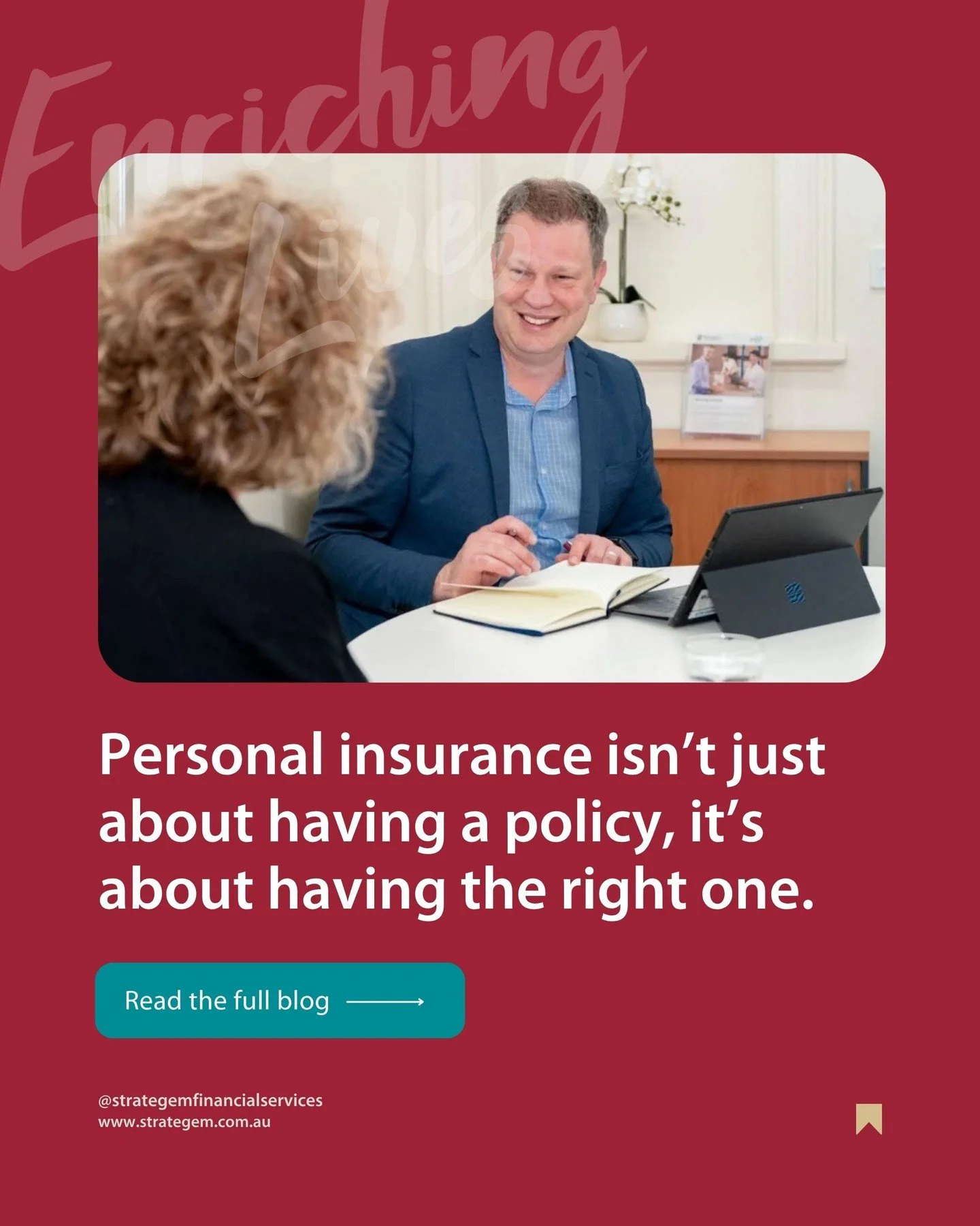 Most people have insurance.⁠
But very few know if it&rsquo;s actually set up properly.⁠
⁠
Working with a specialist means:⁠
✔ Tailored cover⁠
✔ Better protection⁠
✔ Support when you need it most⁠
⁠
Because personal insurance isn&rsquo;t just about ha