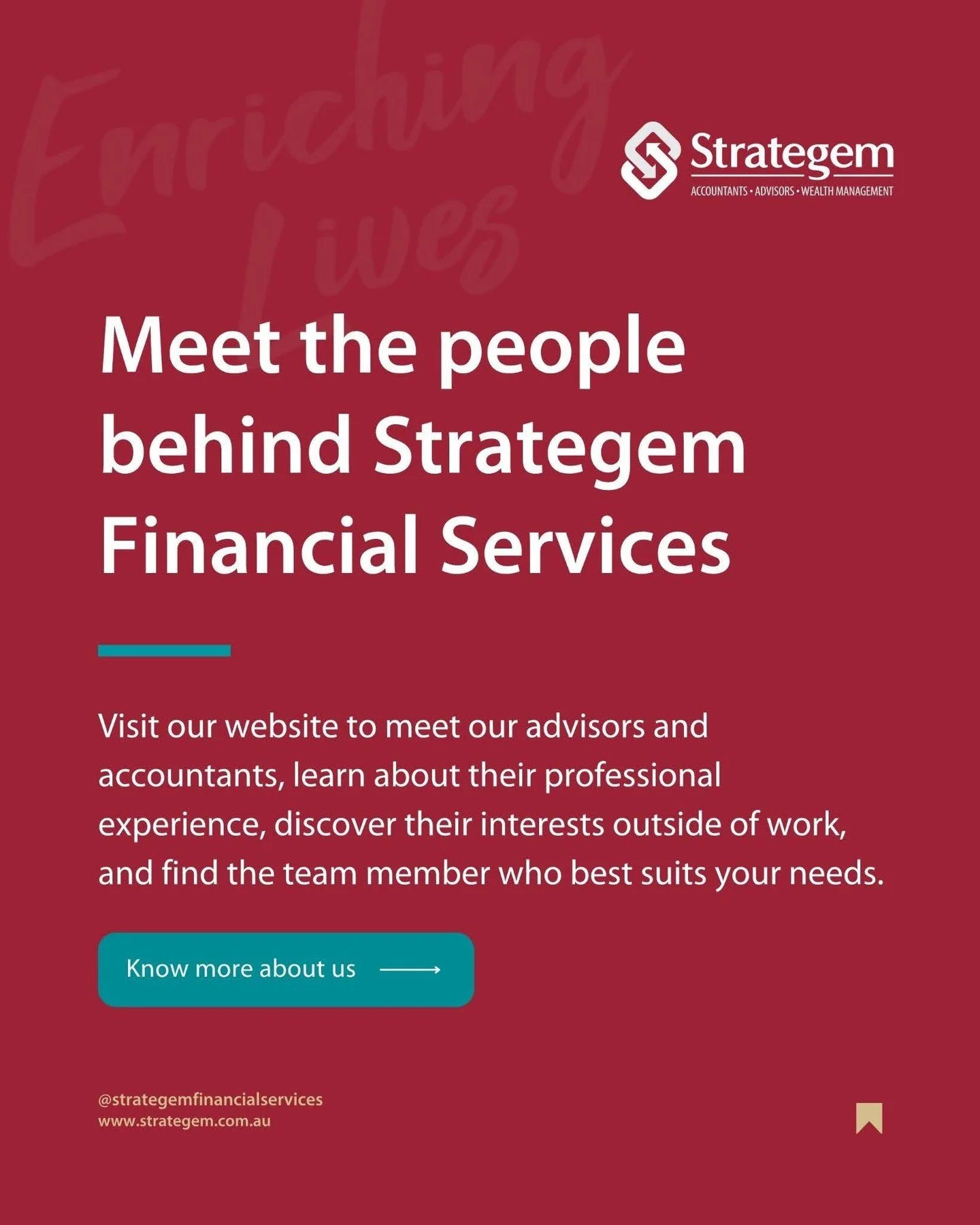 Choosing a financial advisor or accountant is about more than qualifications&mdash;it's about finding someone you trust.⁠
⁠
Whether you have recently become a new client or are considering working with Strategem Financial Services for the first time,