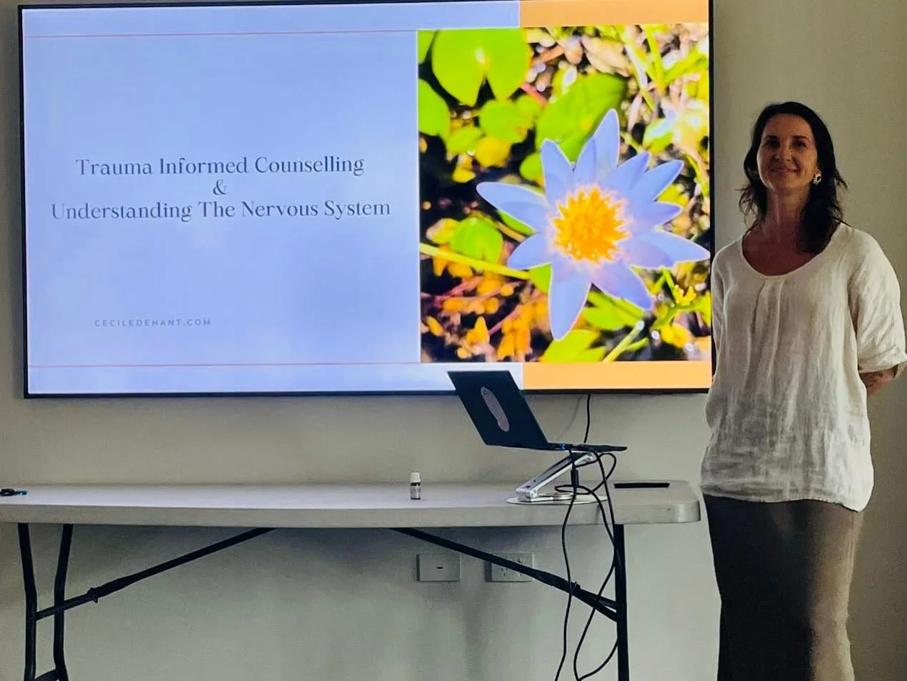 First presentation for a group of counsellors from the ACA (Australian Counselling Association). I took them through a journey of &ldquo;Trauma informed counselling &amp; understanding the nervous system&rdquo; in my own unique way of working with th