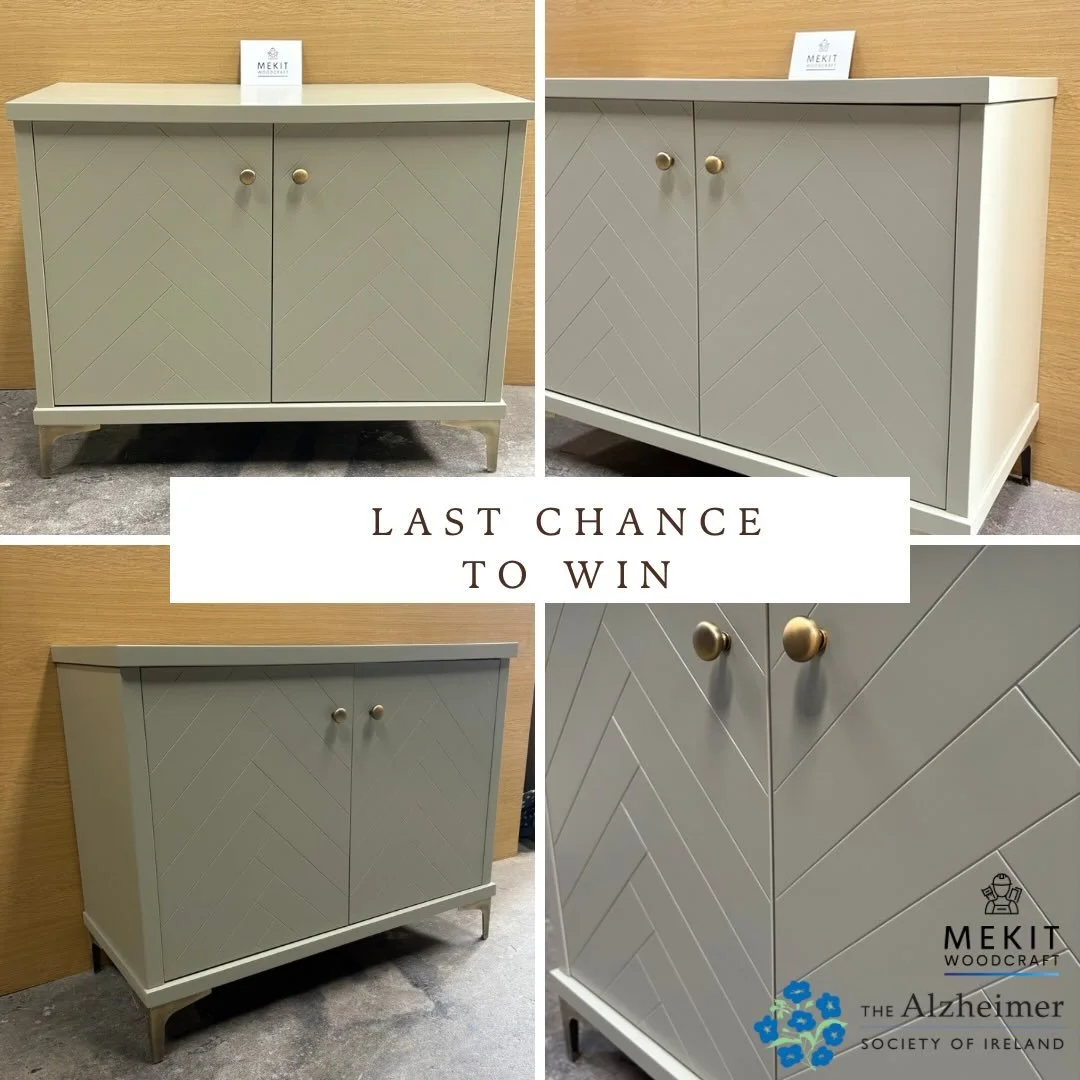 ✨ Just FOUR DAYS left to enter our Charity Raffle! ✨ You could be in with the chance to win this Bespoke Herringbone Unit 🤌🏼
If you haven&rsquo;t entered yet, now&rsquo;s the time! Tickets are just &euro;1 each, and every ticket is an entry 🎟️ 
👉