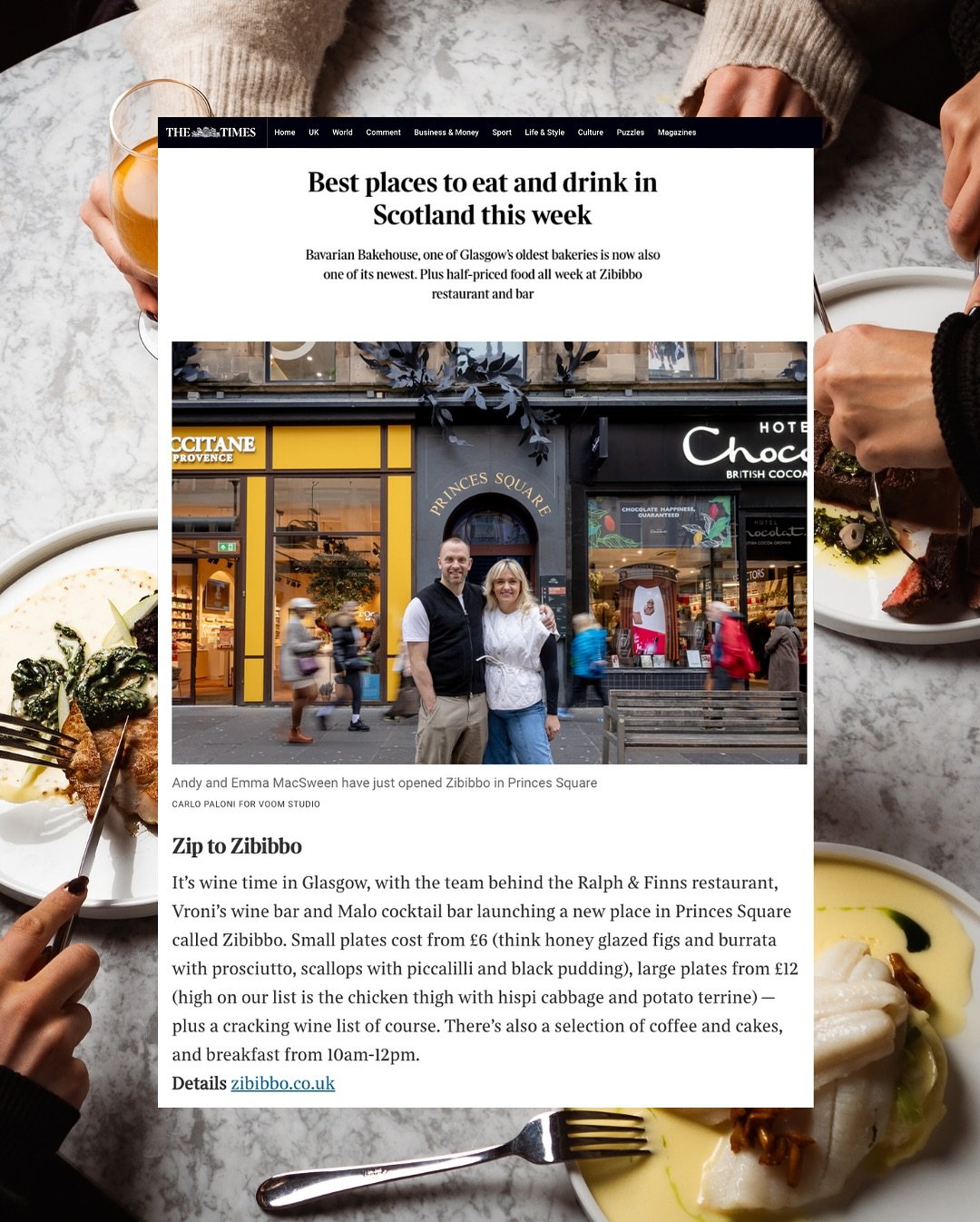 We achieved over 52 pieces of media coverage, reaching an estimated 1.8million estimated views for @zibibboglasgow 📰👏🏼

From national press to local highlights, we made sure the buzz around Glasgow&rsquo;s new wine, food &amp; lifestyle destinatio