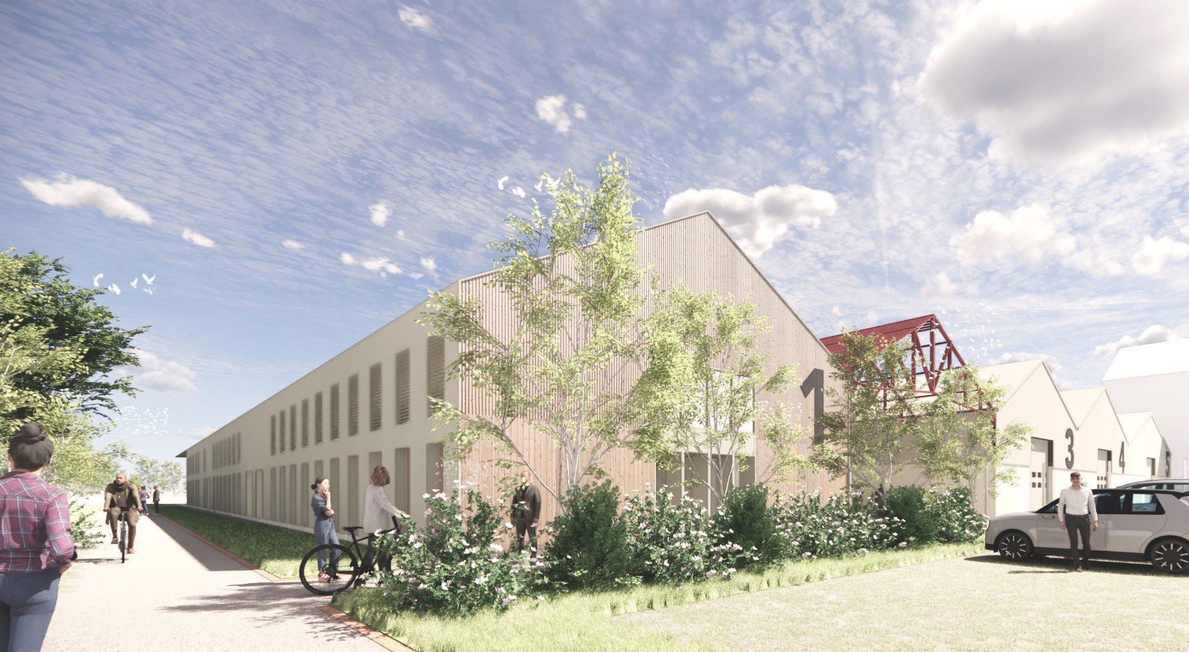 REEMPLOI réemploi Alara dome réemploi dôme-réemploi bioclimatique architecture lezoux puy de dôme