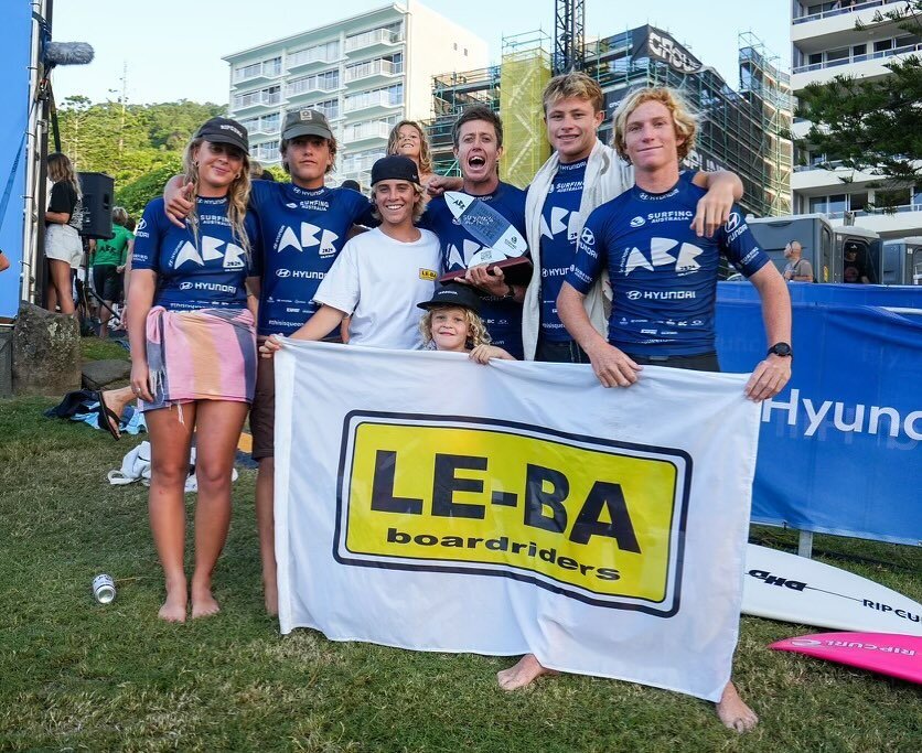 What an incredible weekend with Team Leba coming in 3rd place at the Australian Boardriders Battle. Everyone in the team put  in an outstanding effort and you have made your club so proud. It was awesome seeing so many supporters making the effort to