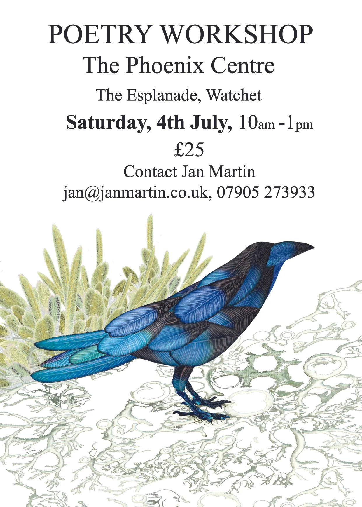 poetry workshop, 4th July 2026