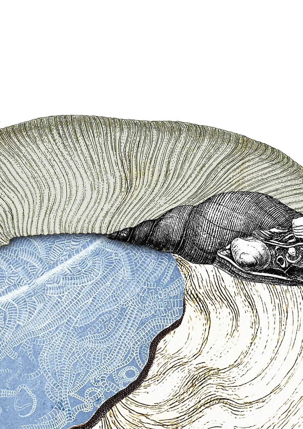 Illustration to accompany the poem 'Porlock Weir'