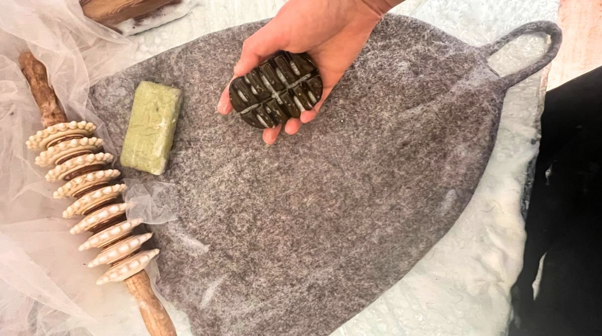 Why Undyed Wool Is the Only Safe Sauna Hat Material