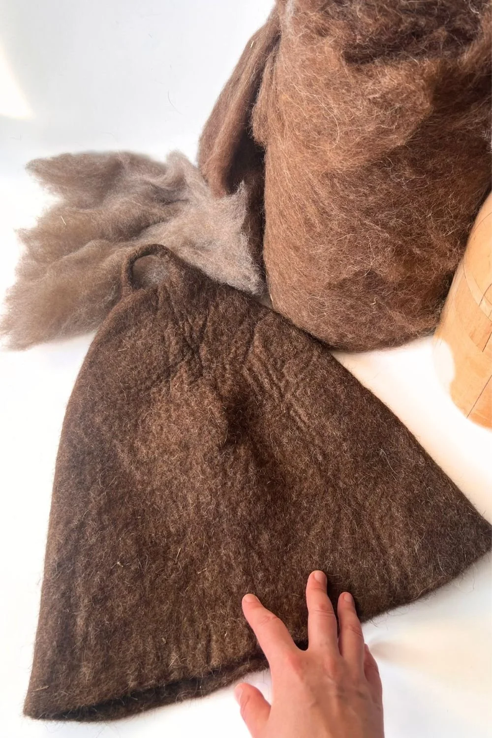 Forest Floor shade - a deep, undyed brown that suits wood-cabin saunas.