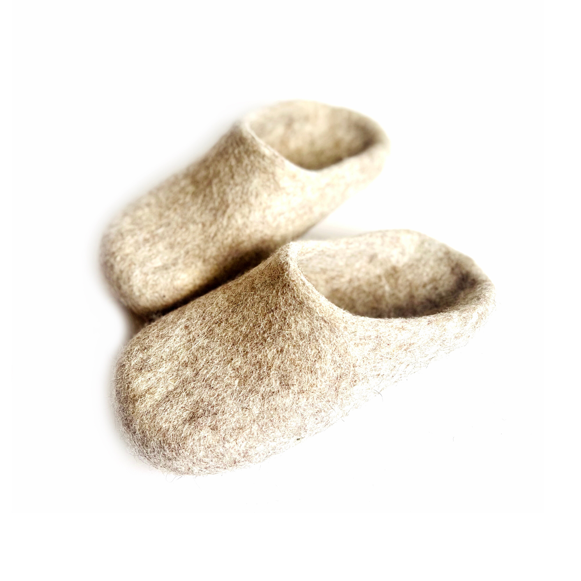 tailored fit undyed wool footwear